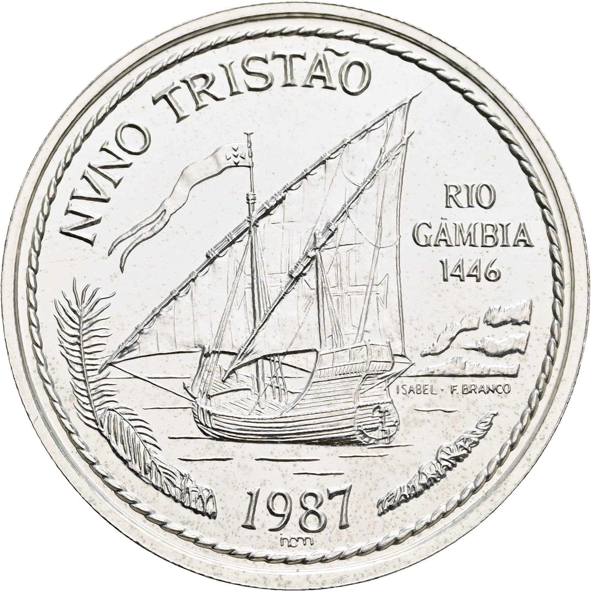 100 Escudos 1987 – Rückseite