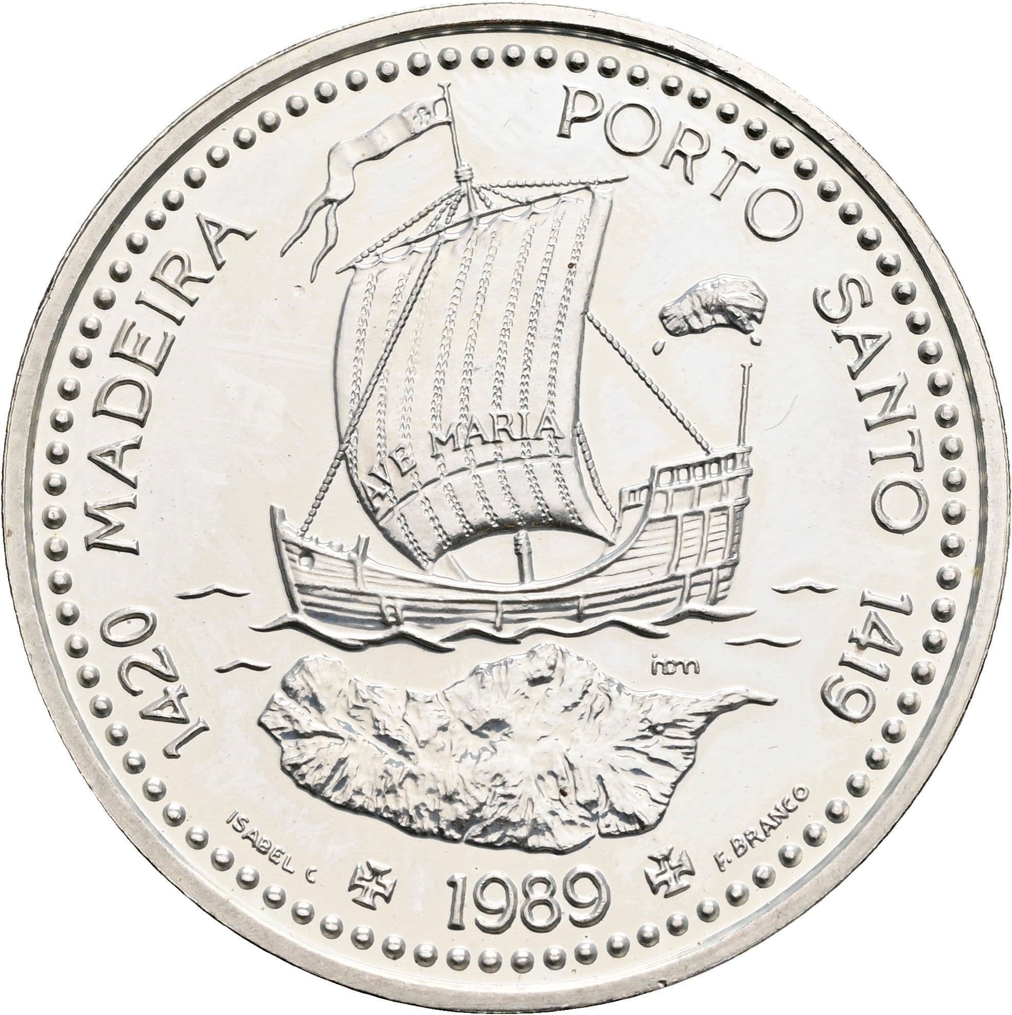 100 Escudos 1989 – Rückseite