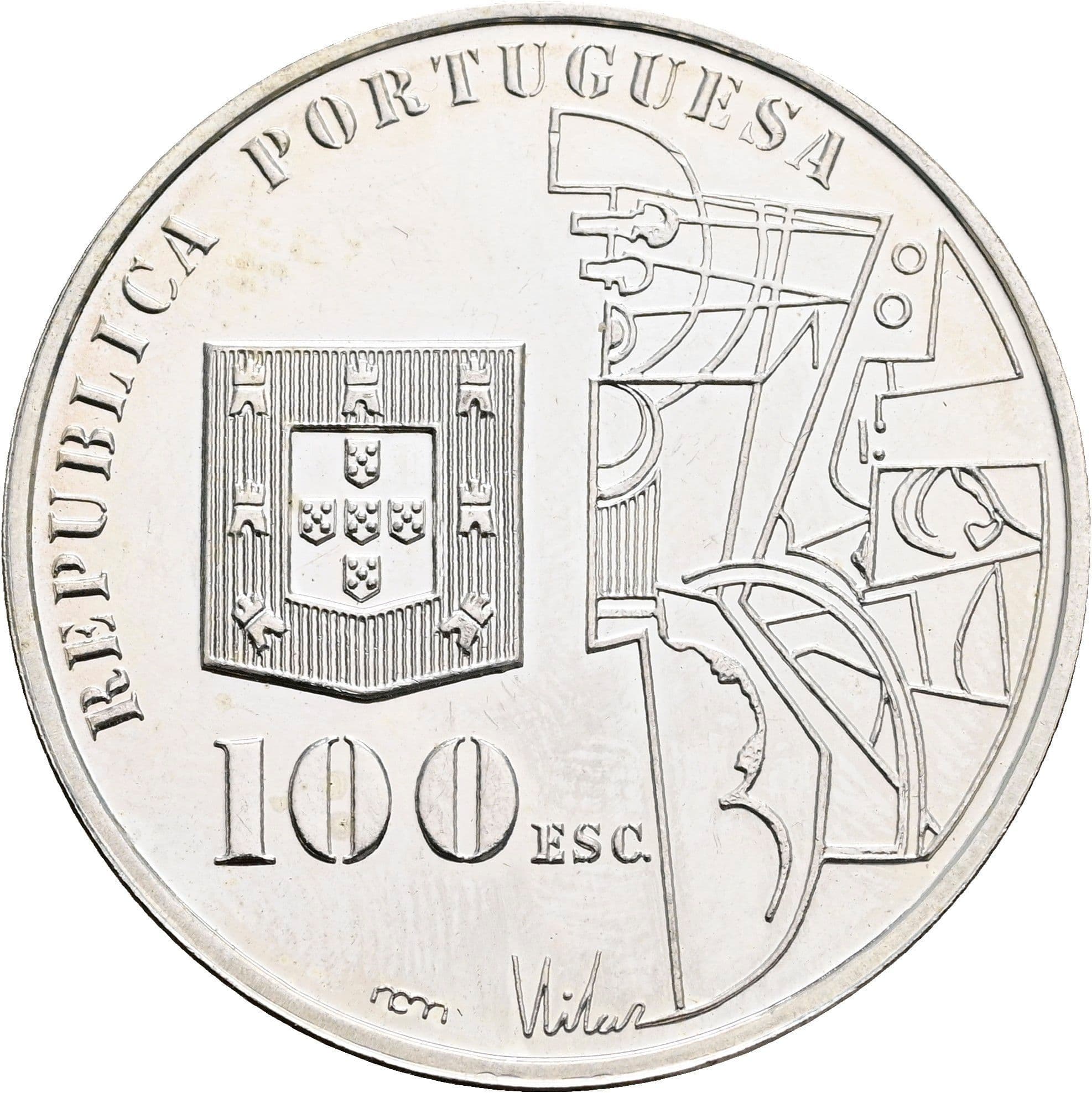 100 Escudos 1987 – Vorderseite