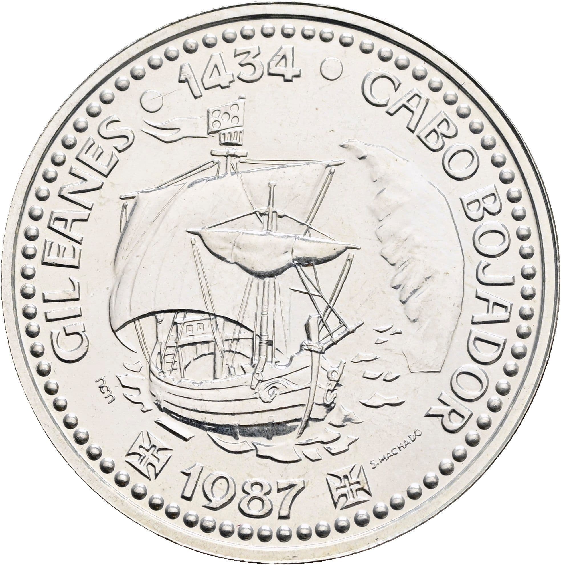 100 Escudos 1987 – Rückseite