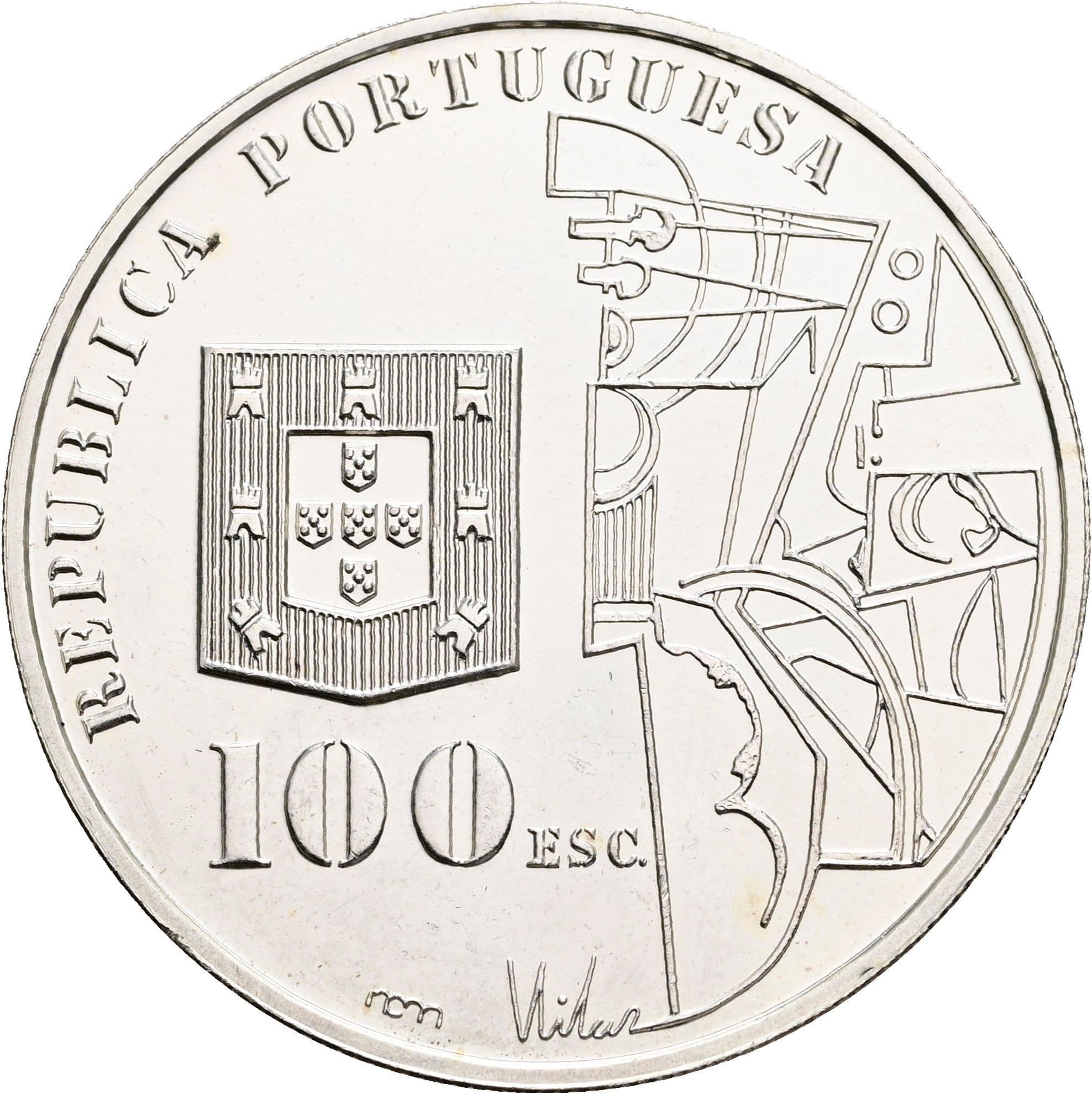 100 Escudos 1987 – Vorderseite
