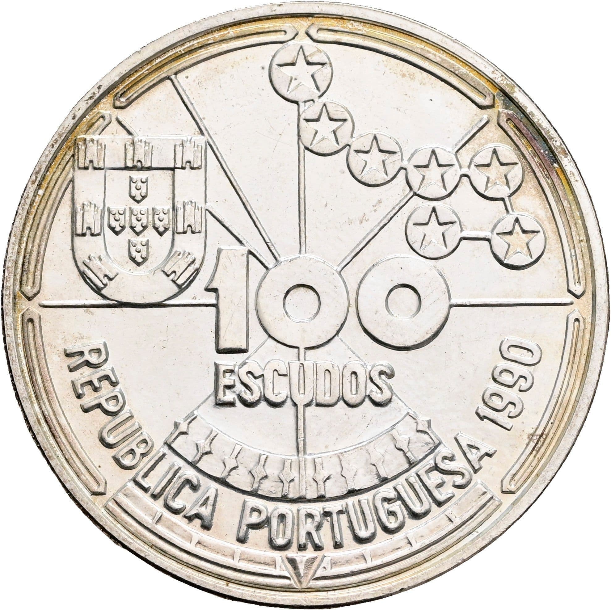 100 Escudos 1990 – Vorderseite