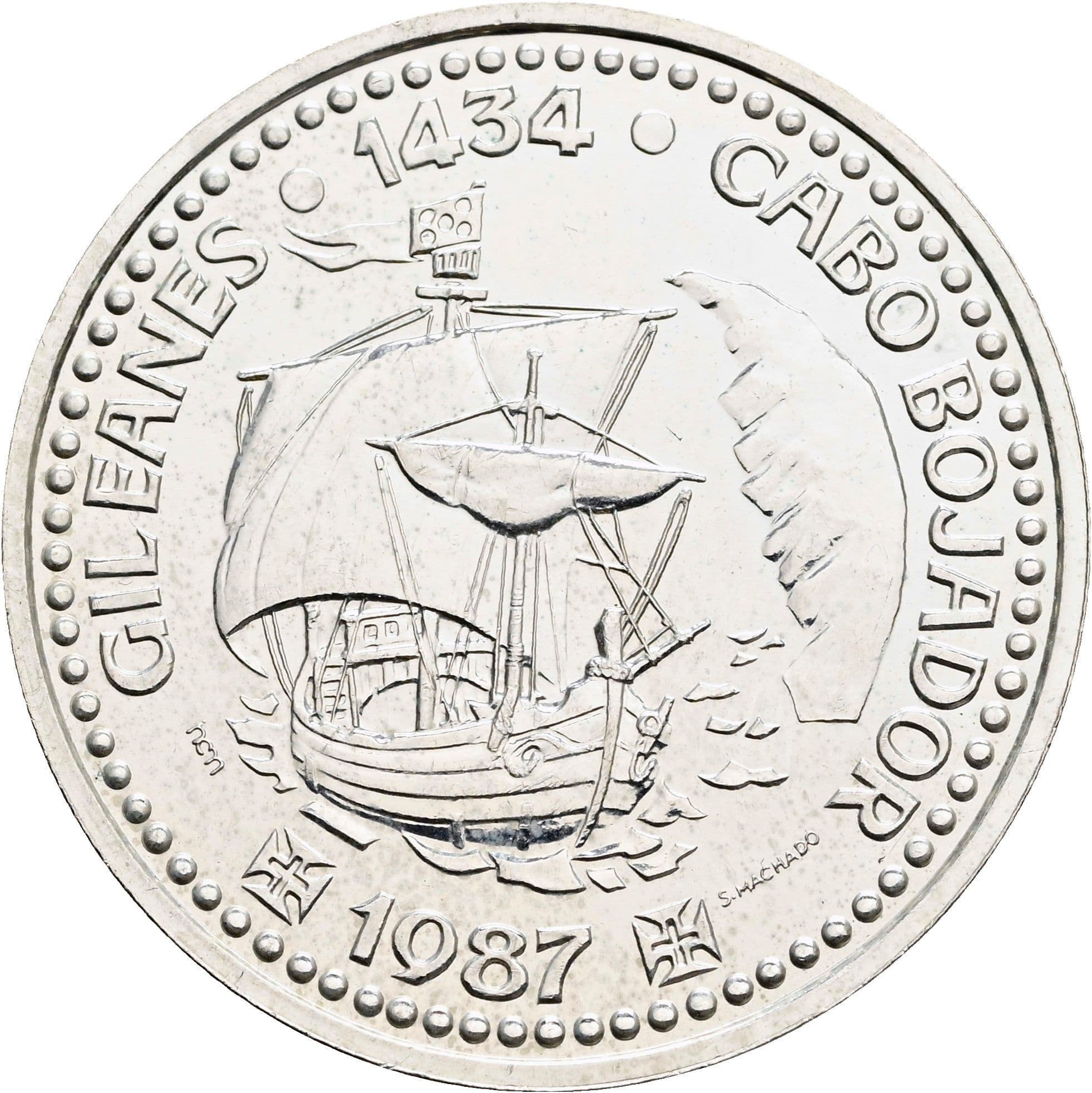 100 Escudos 1987 – Rückseite