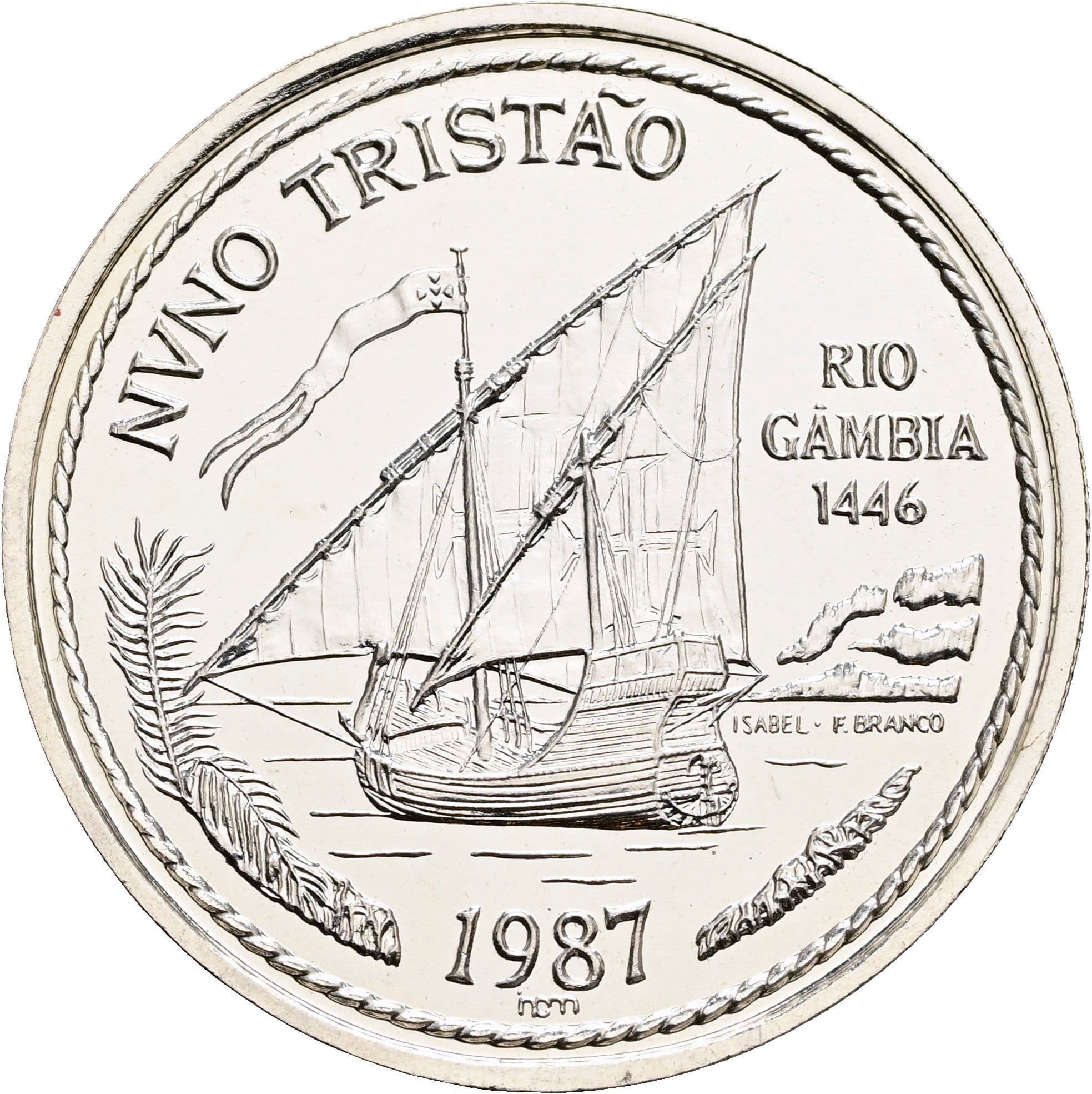100 Escudos 1987 – Rückseite