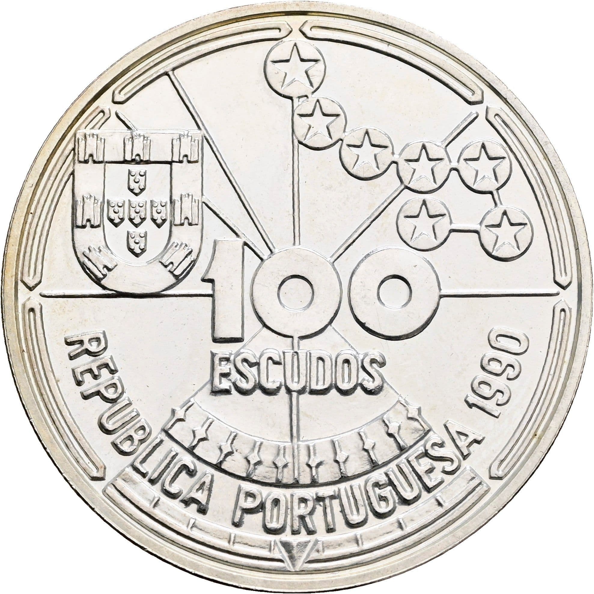 100 Escudos 1990 – Vorderseite