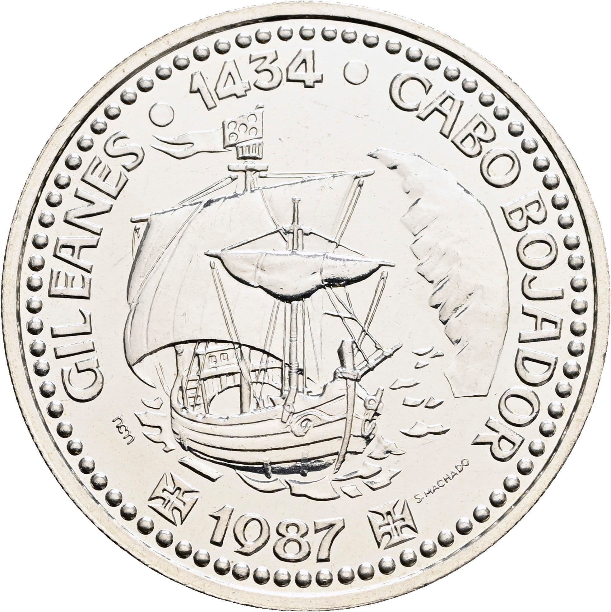100 Escudos 1987 – Rückseite