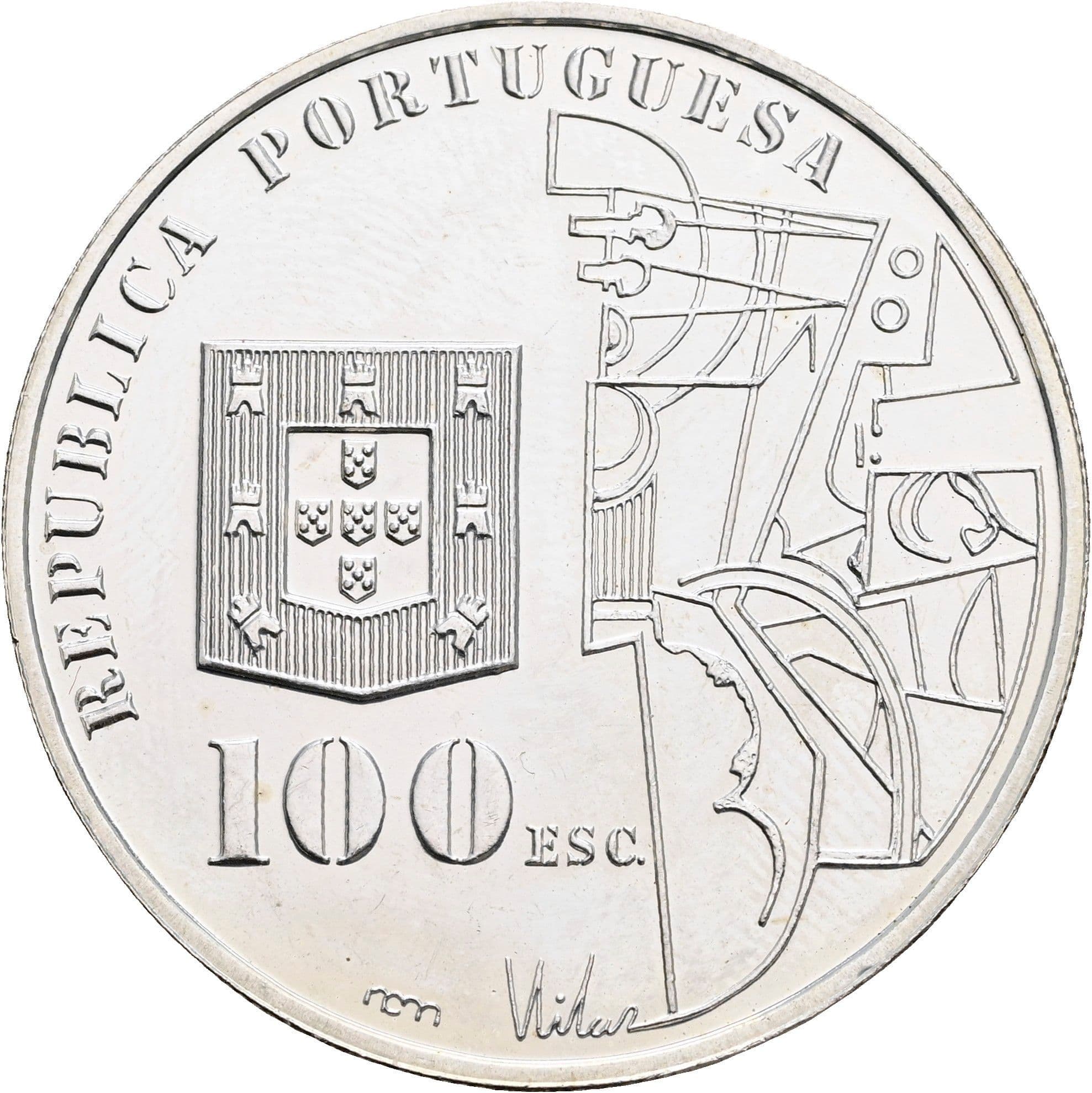 100 Escudos 1987 – Vorderseite
