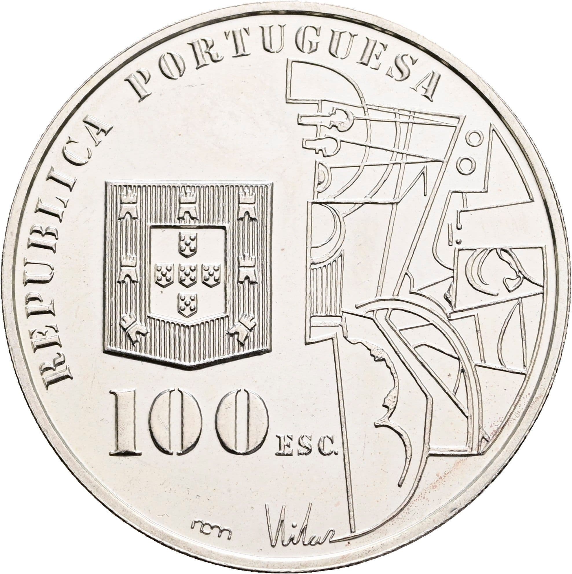 100 Escudos 1987 – Vorderseite