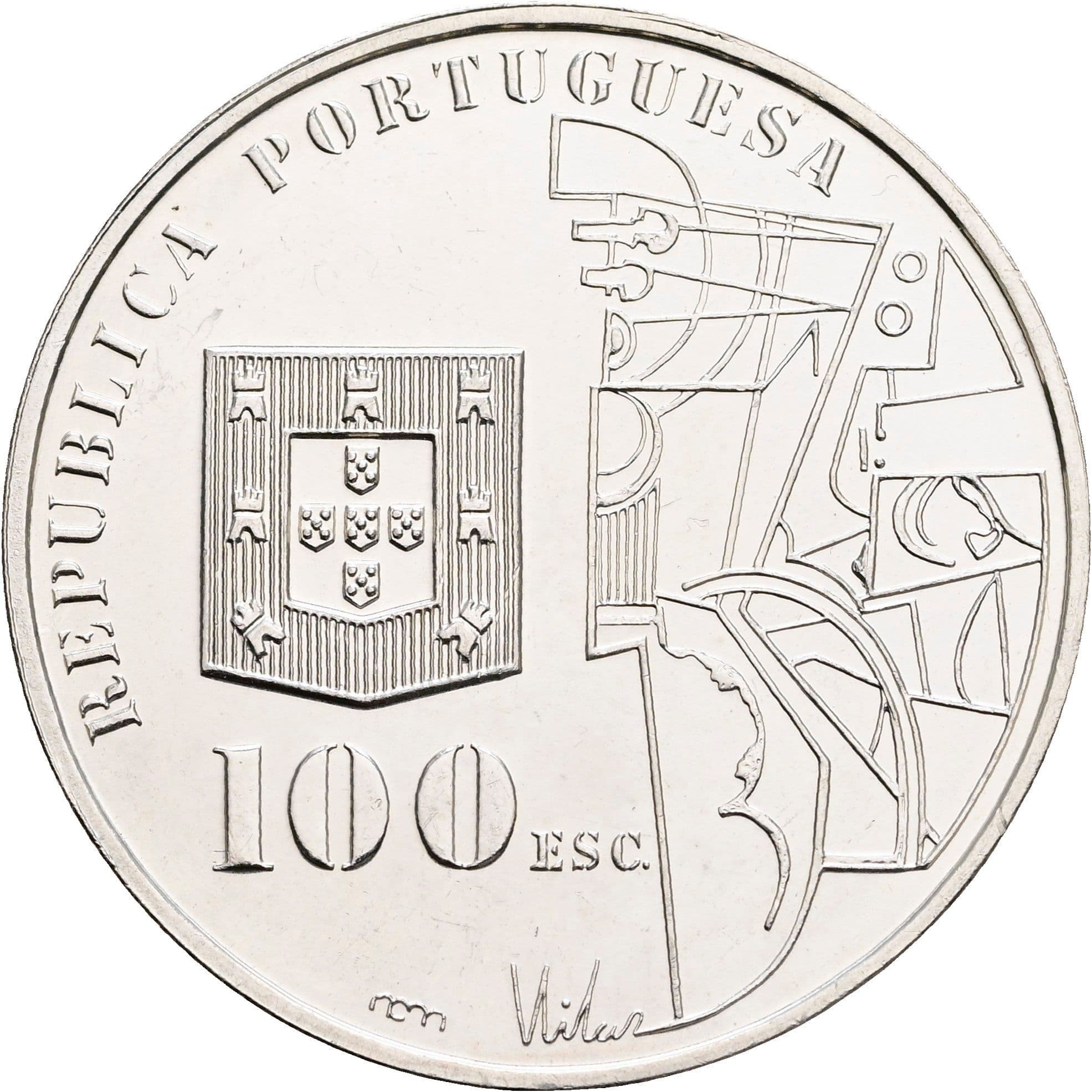100 Escudos 1987 – Vorderseite