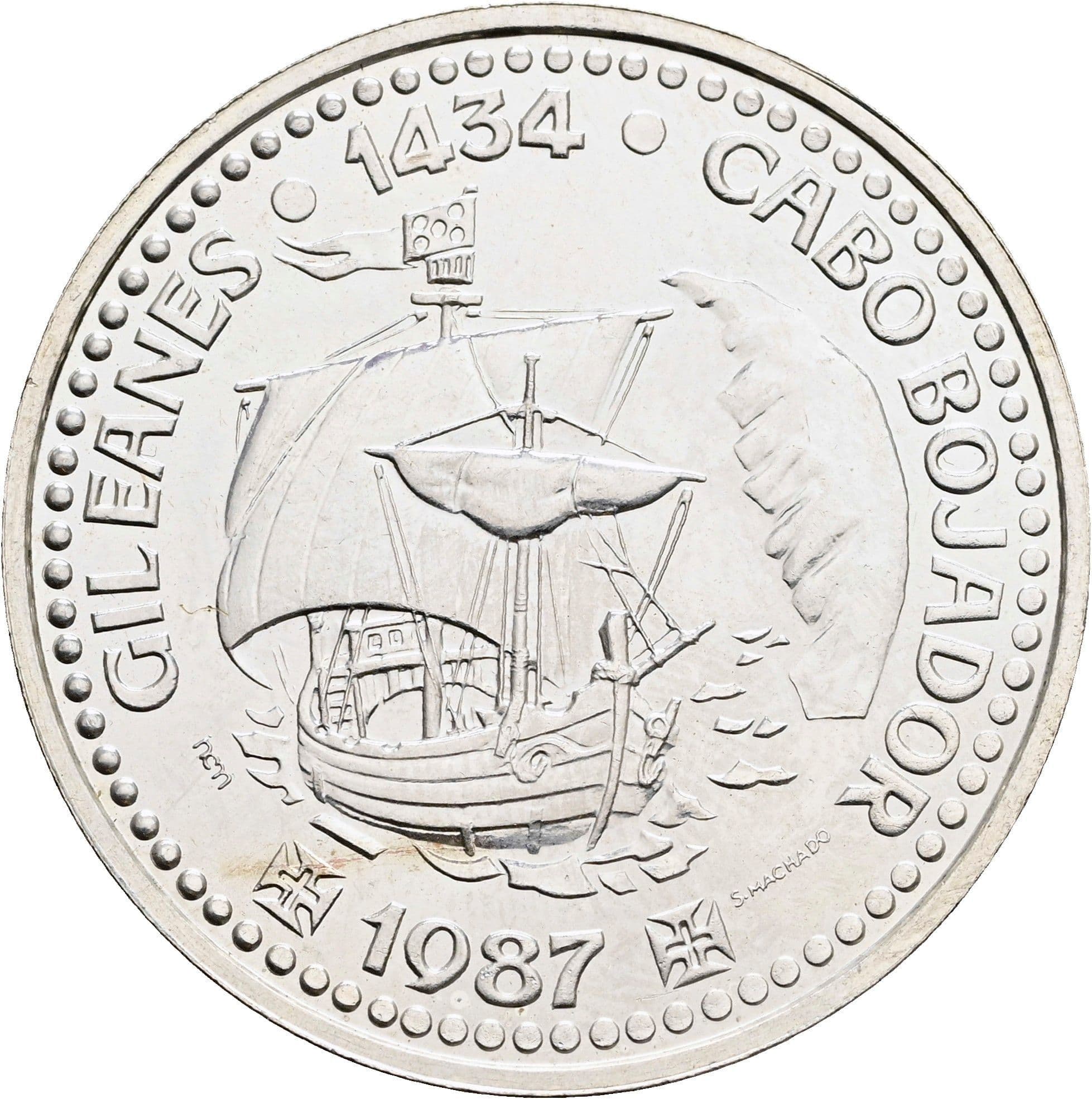 100 Escudos 1987 – Rückseite