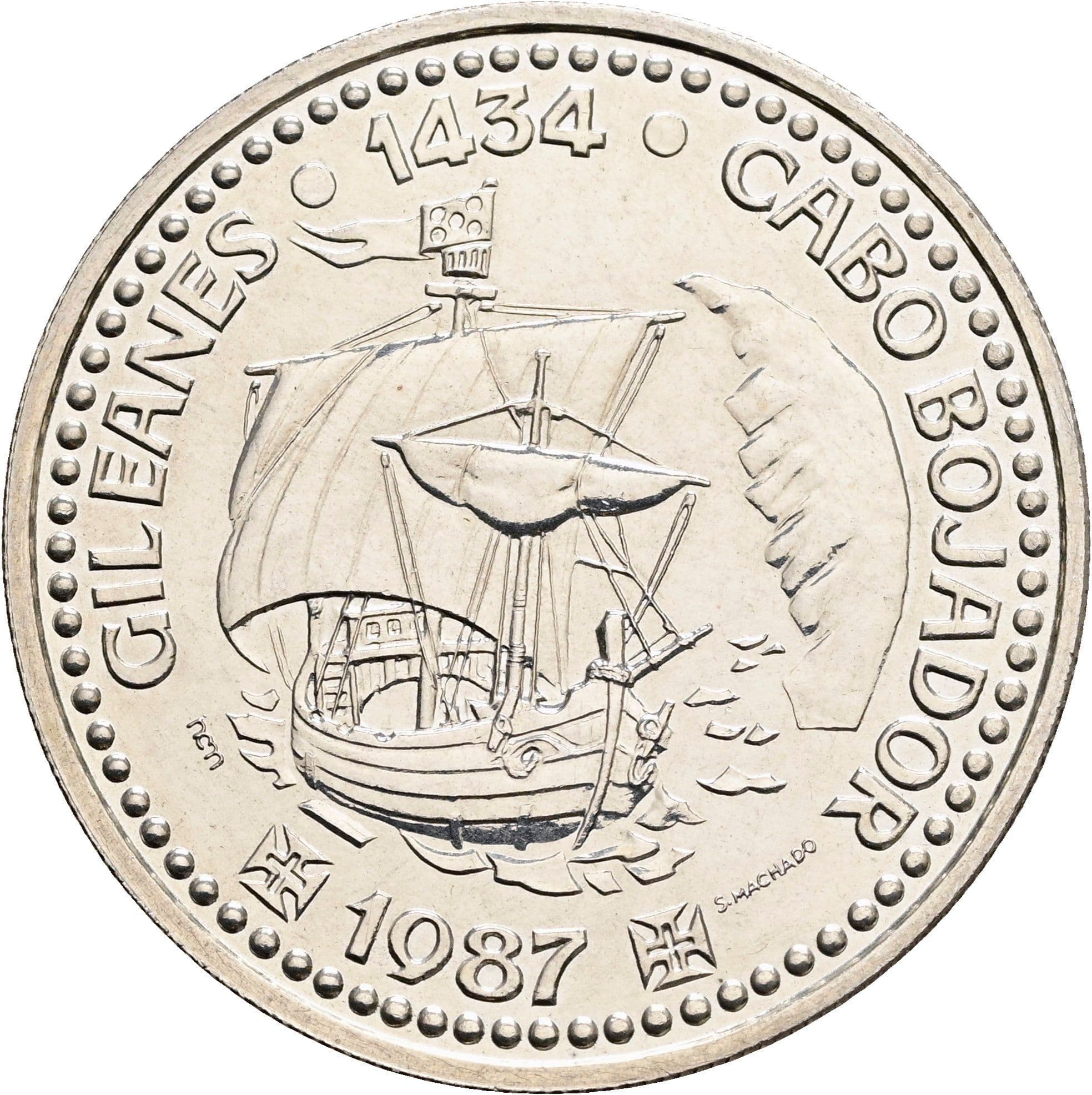 100 Escudos 1987 – Rückseite