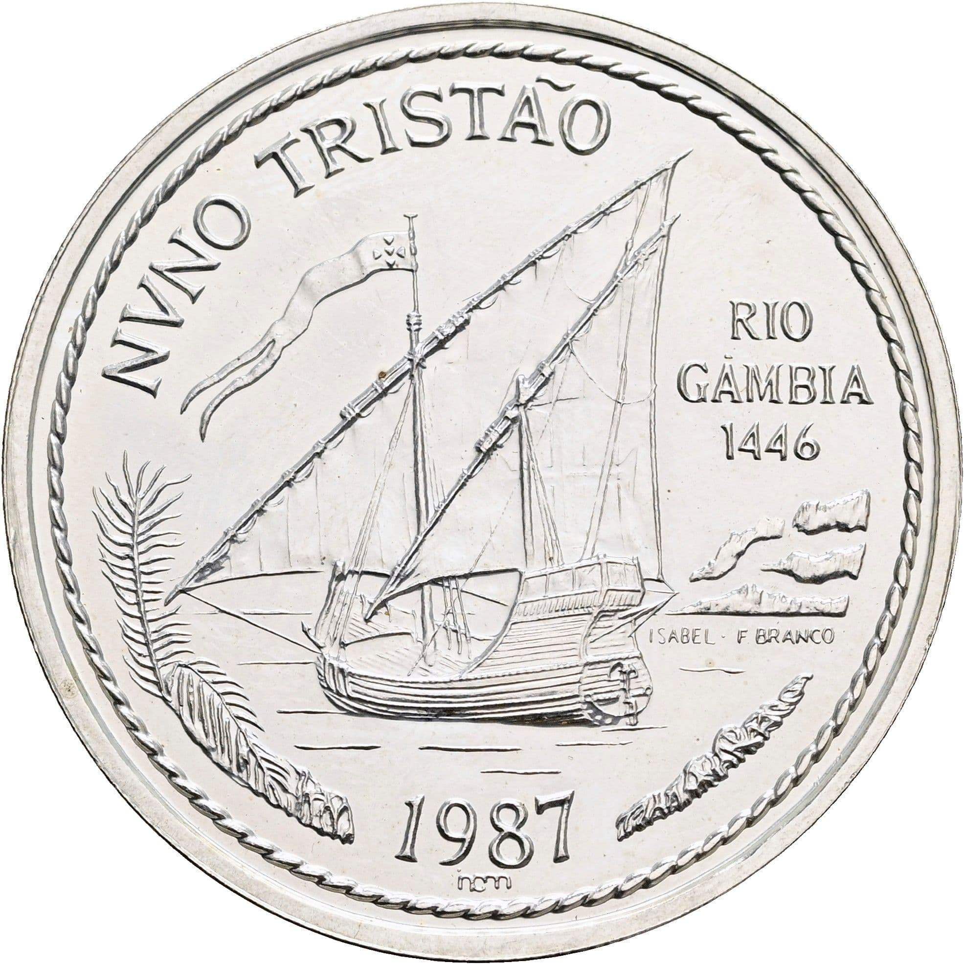 100 Escudos 1987 – Rückseite