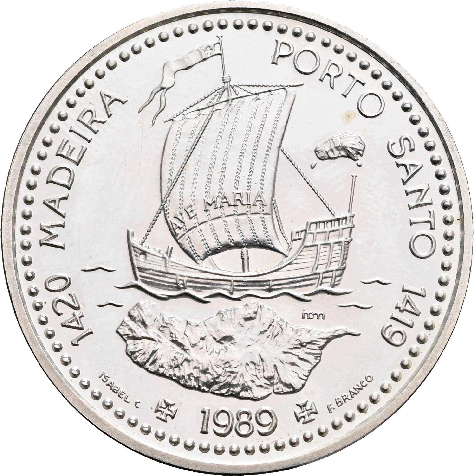 100 Escudos 1989 – Rückseite