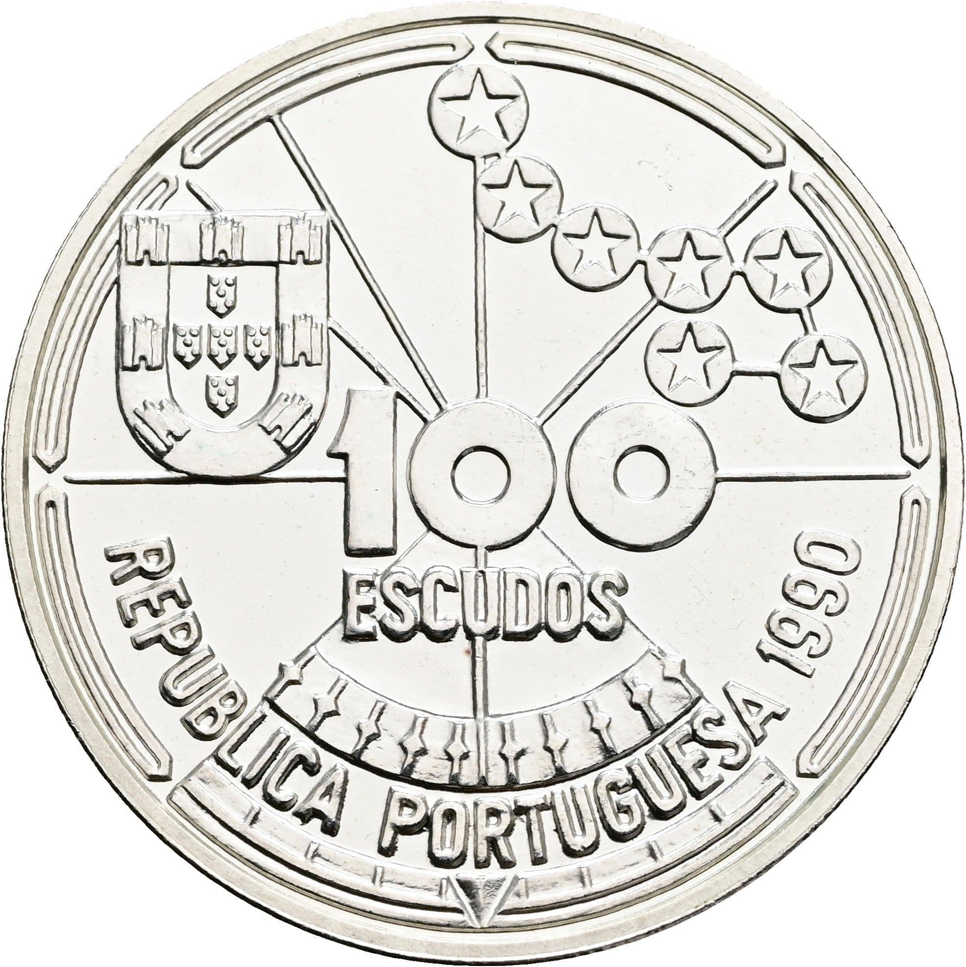 100 Escudos 1990 – Vorderseite