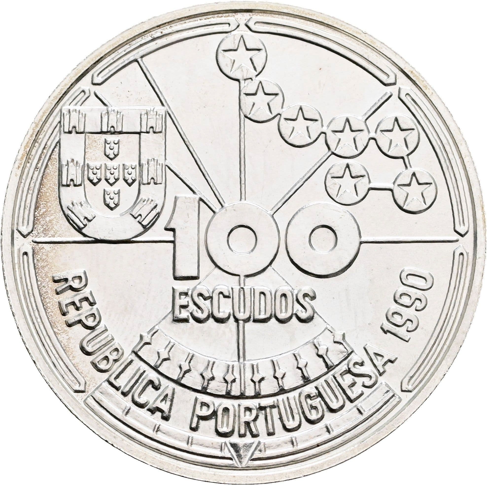 100 Escudos 1990 – Vorderseite