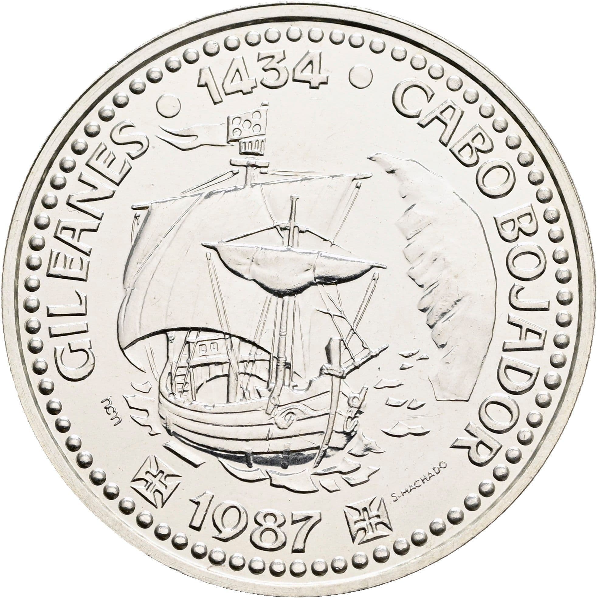 100 Escudos 1987 – Rückseite