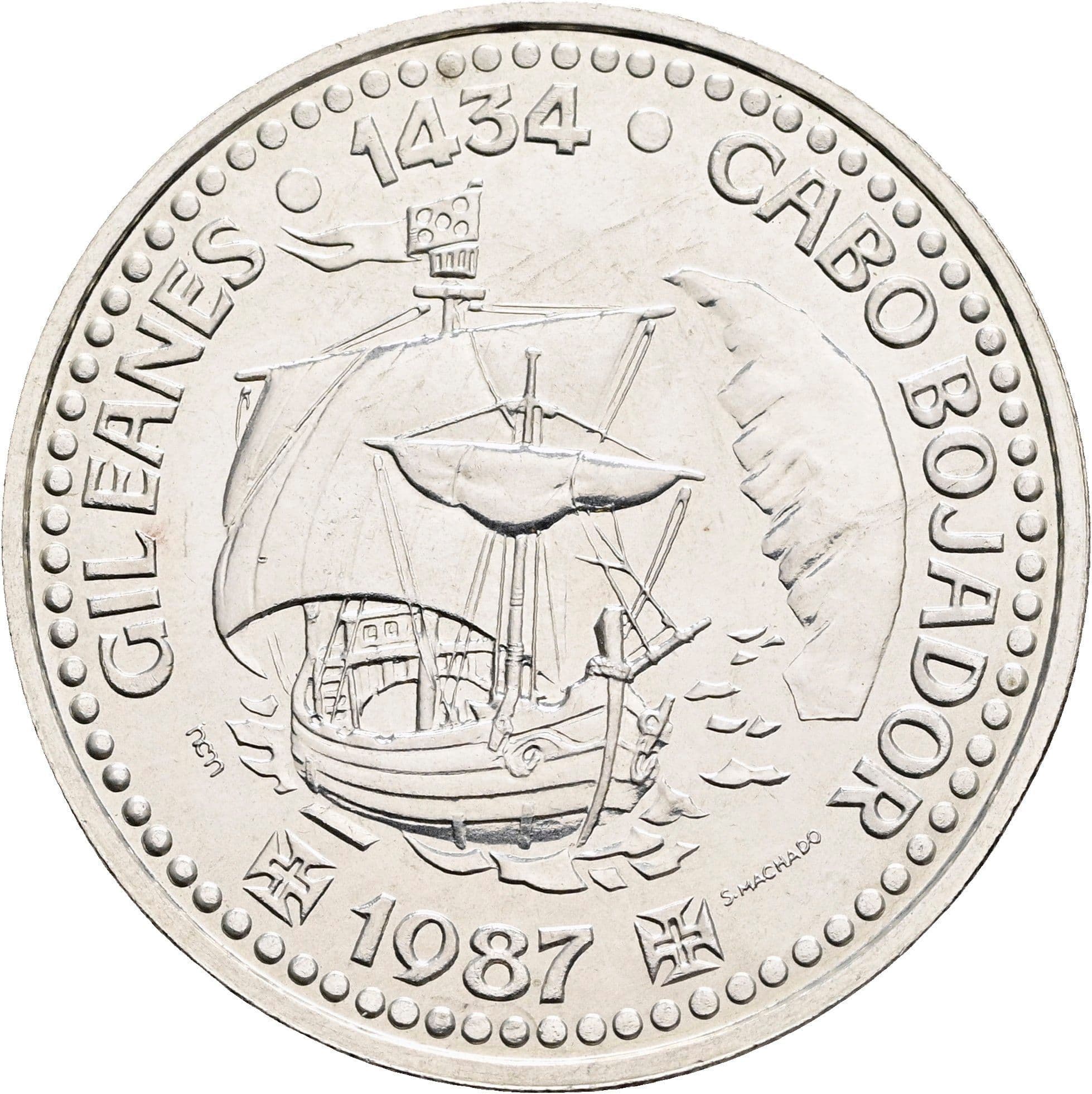 100 Escudos 1987 – Rückseite