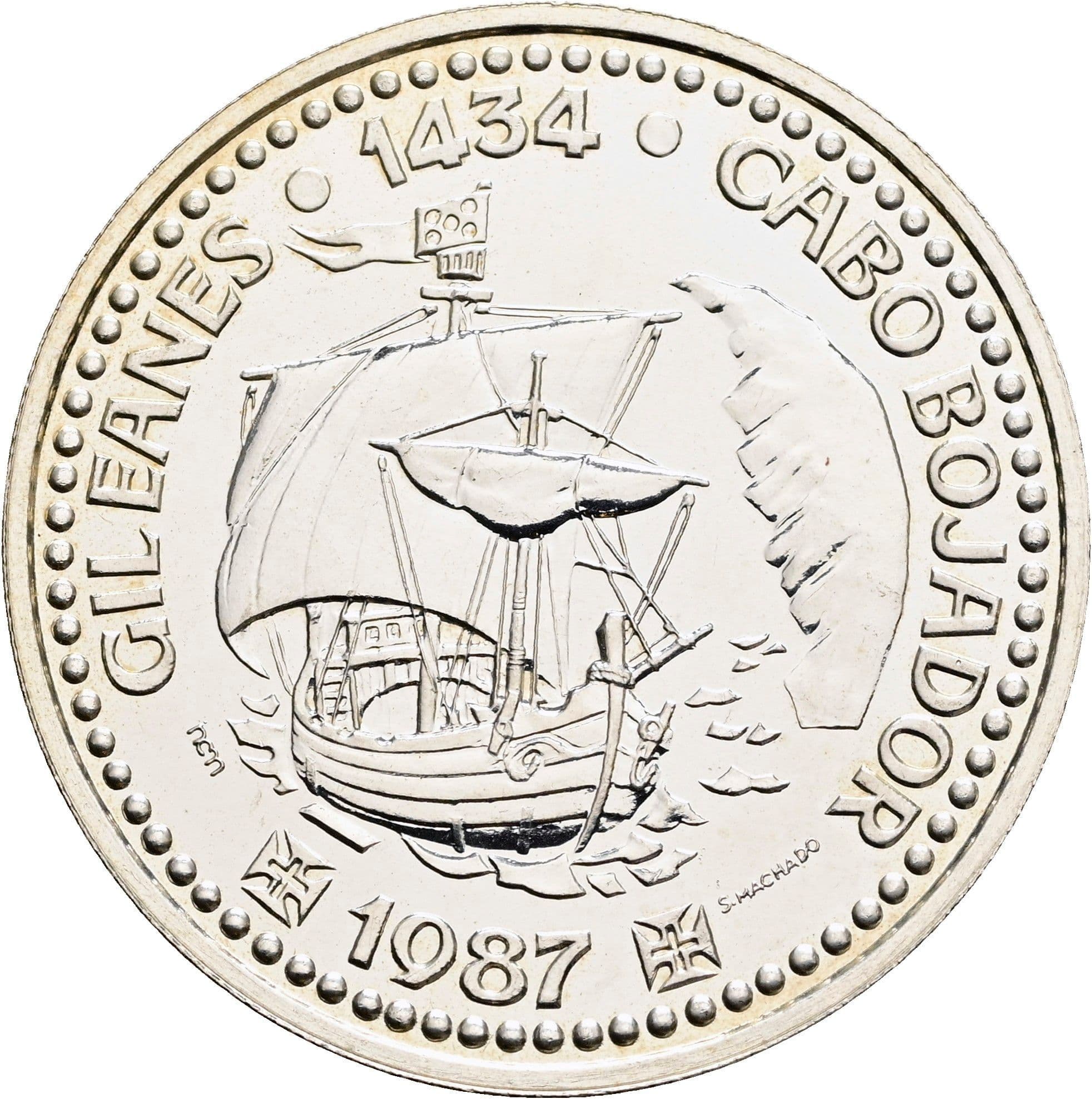 100 Escudos 1987 – Rückseite