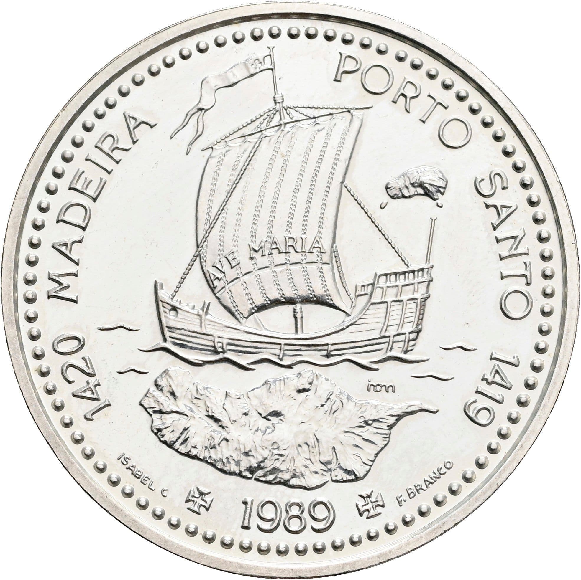 100 Escudos 1989 – Rückseite