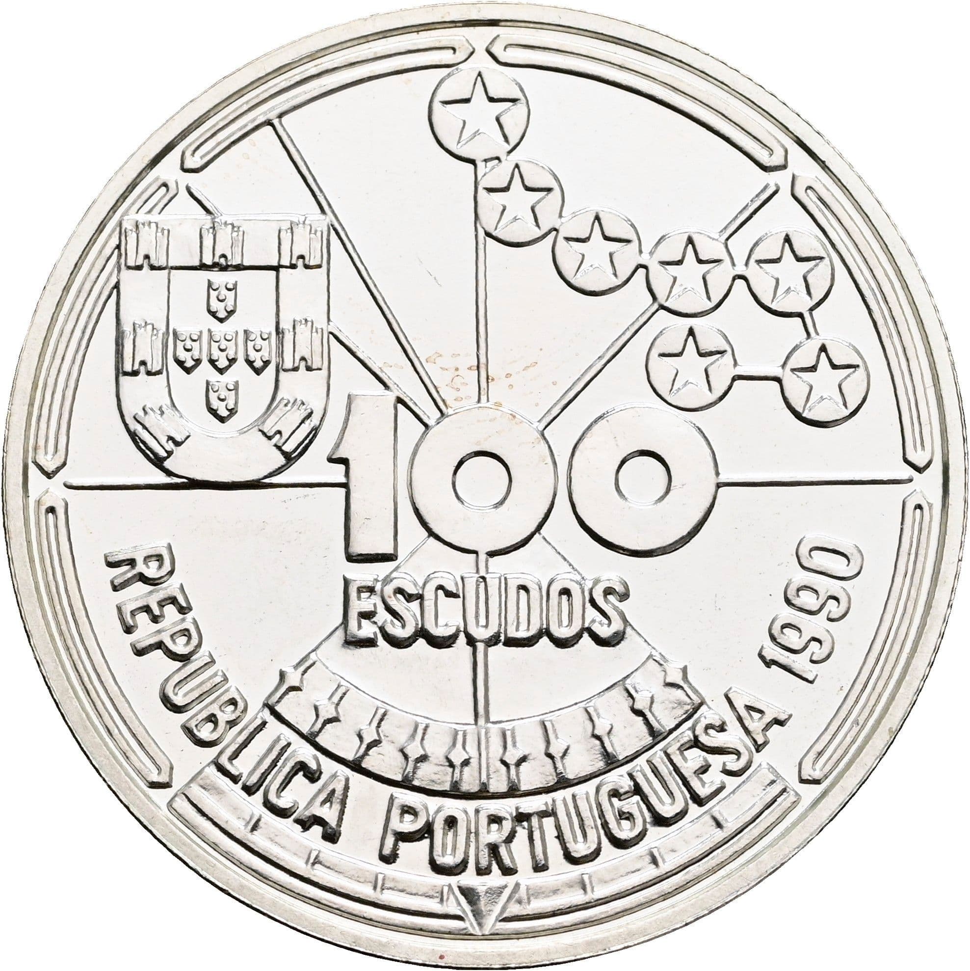 100 Escudos 1990 – Vorderseite