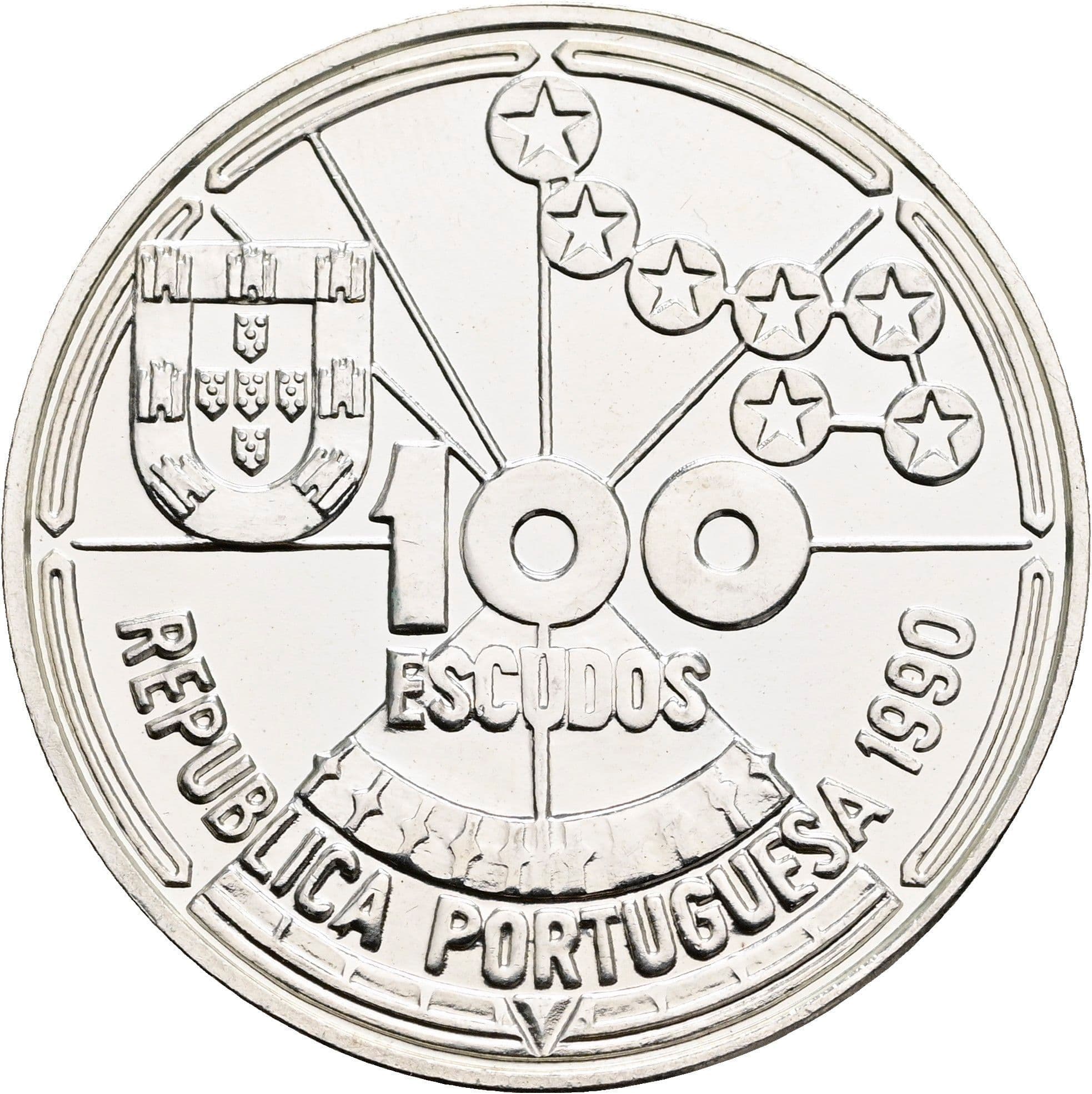 100 Escudos 1990 – Vorderseite