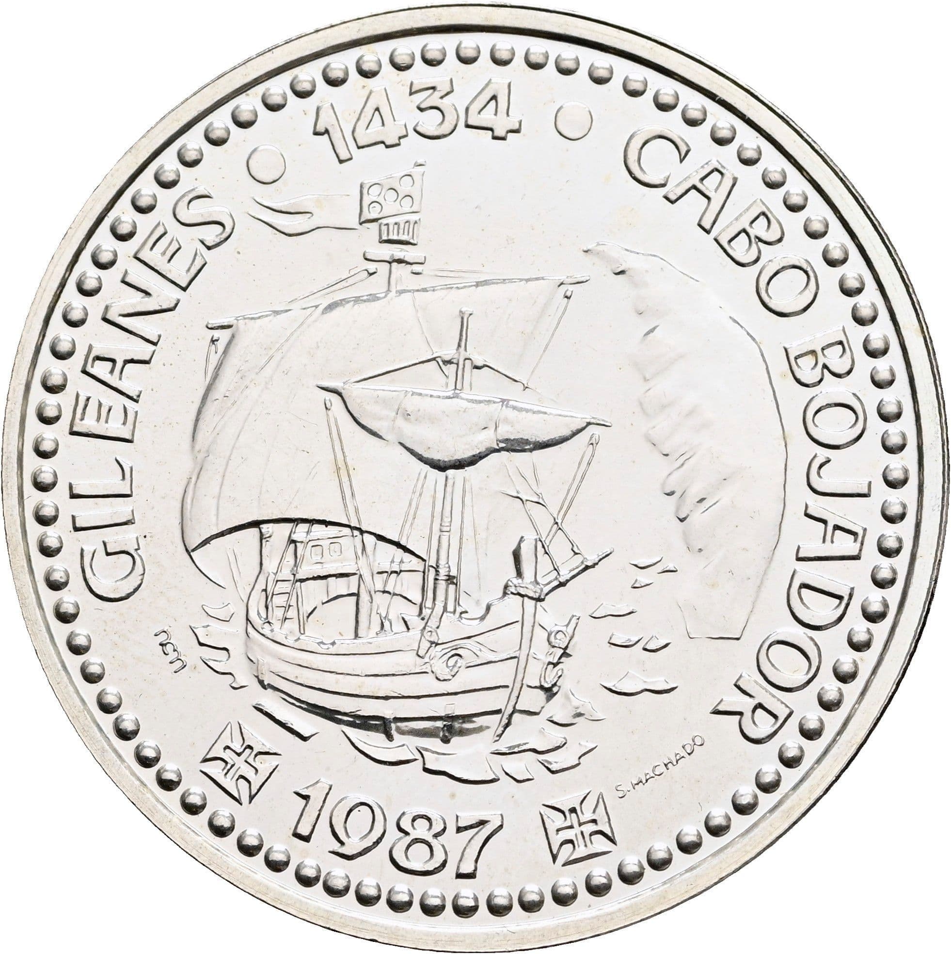 100 Escudos 1987 – Rückseite
