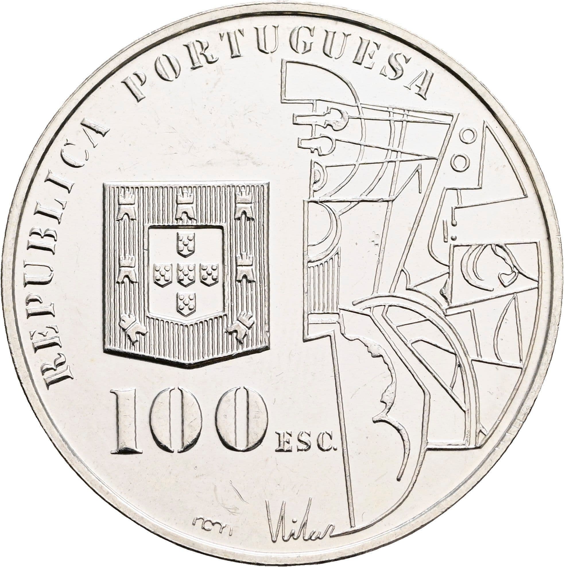 100 Escudos 1987 – Vorderseite