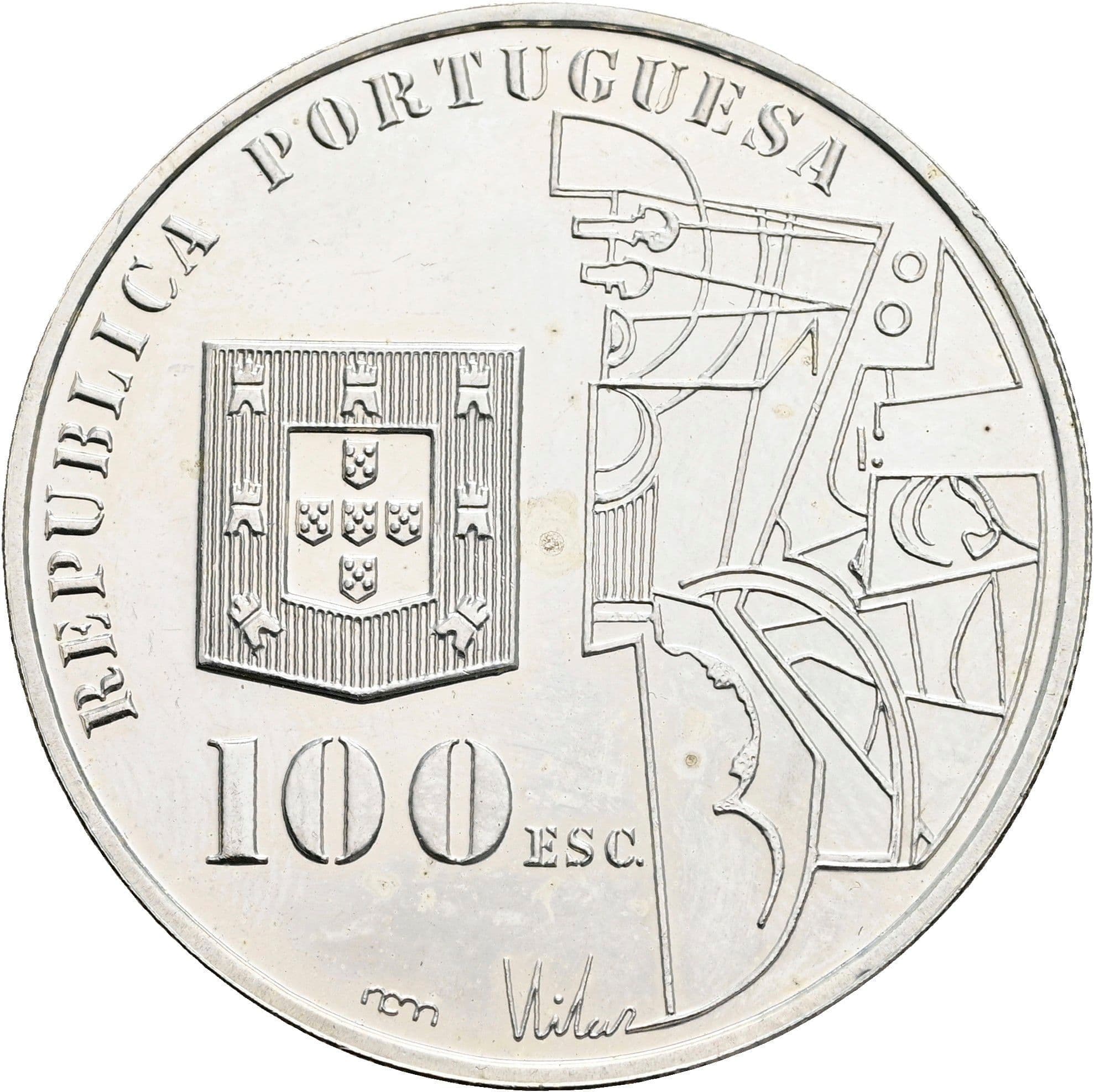 100 Escudos 1987 – Vorderseite