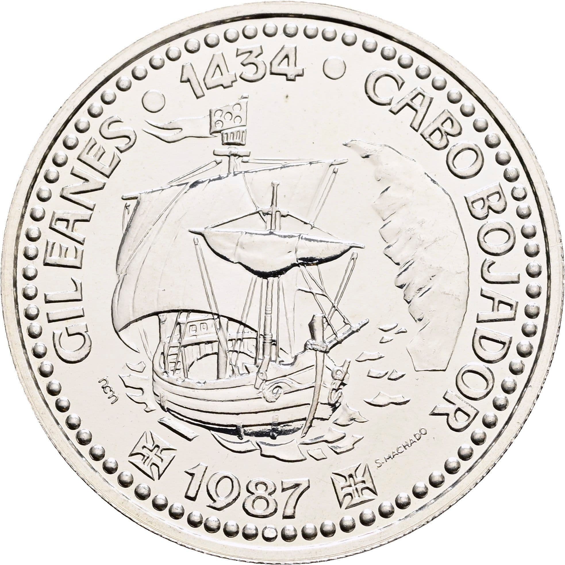 100 Escudos 1987 – Rückseite