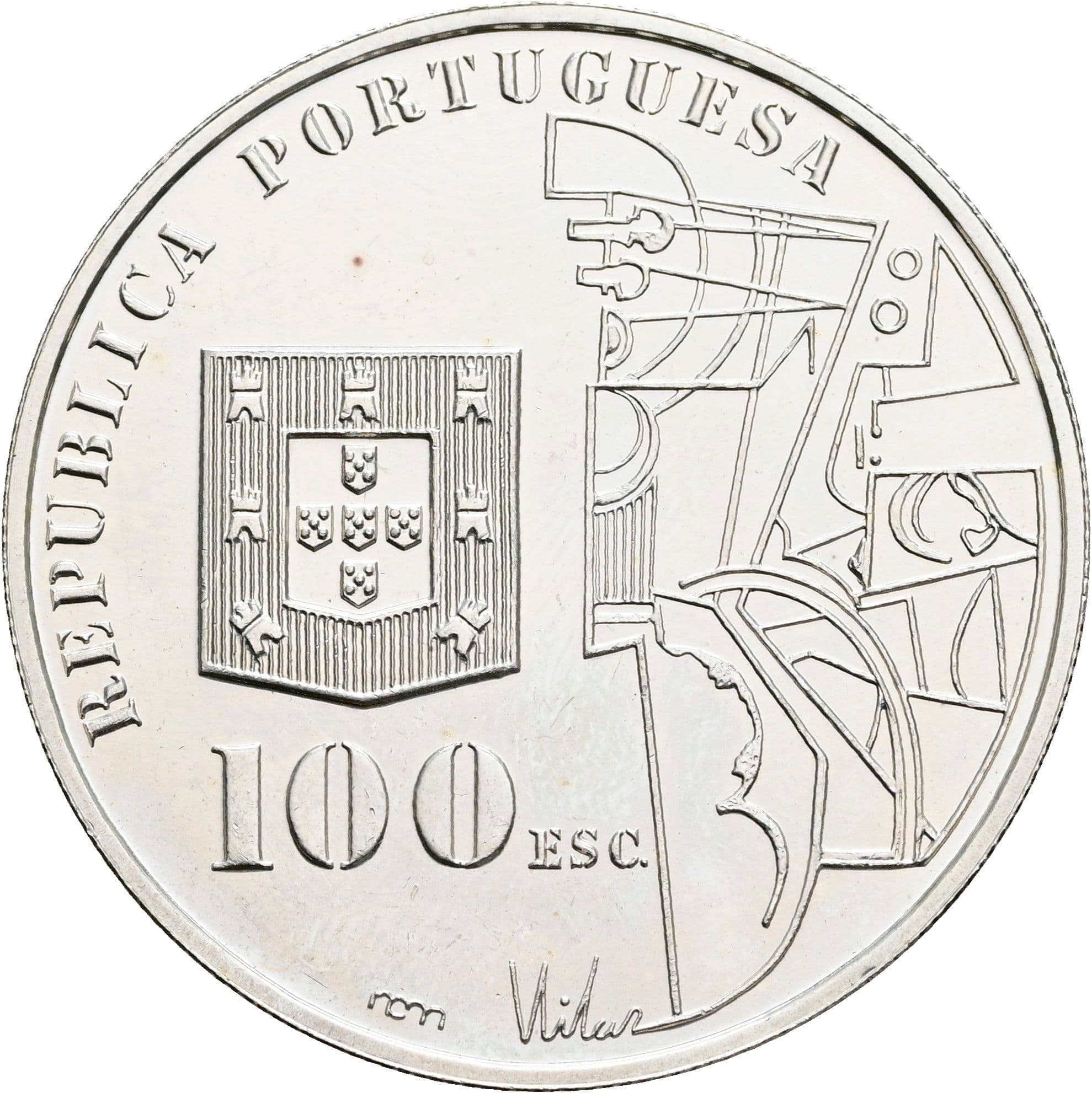 100 Escudos 1987 – Vorderseite