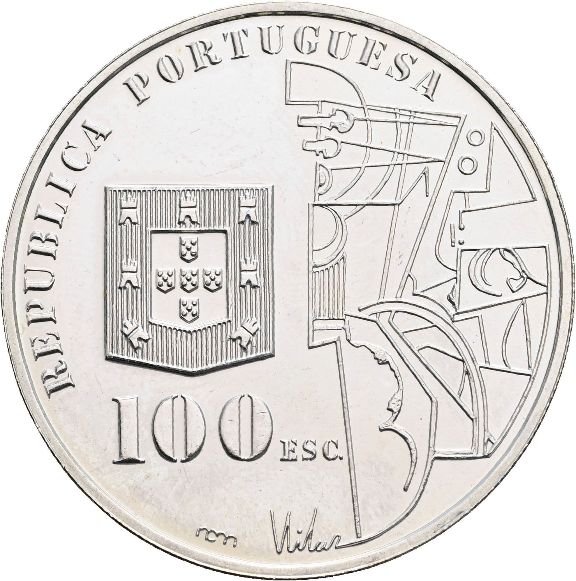 100 Escudos 1987 – Vorderseite