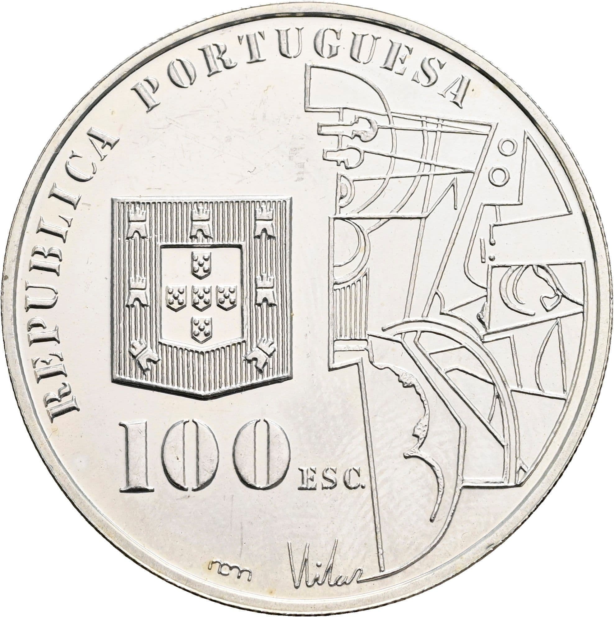 100 Escudos 1987 – Vorderseite