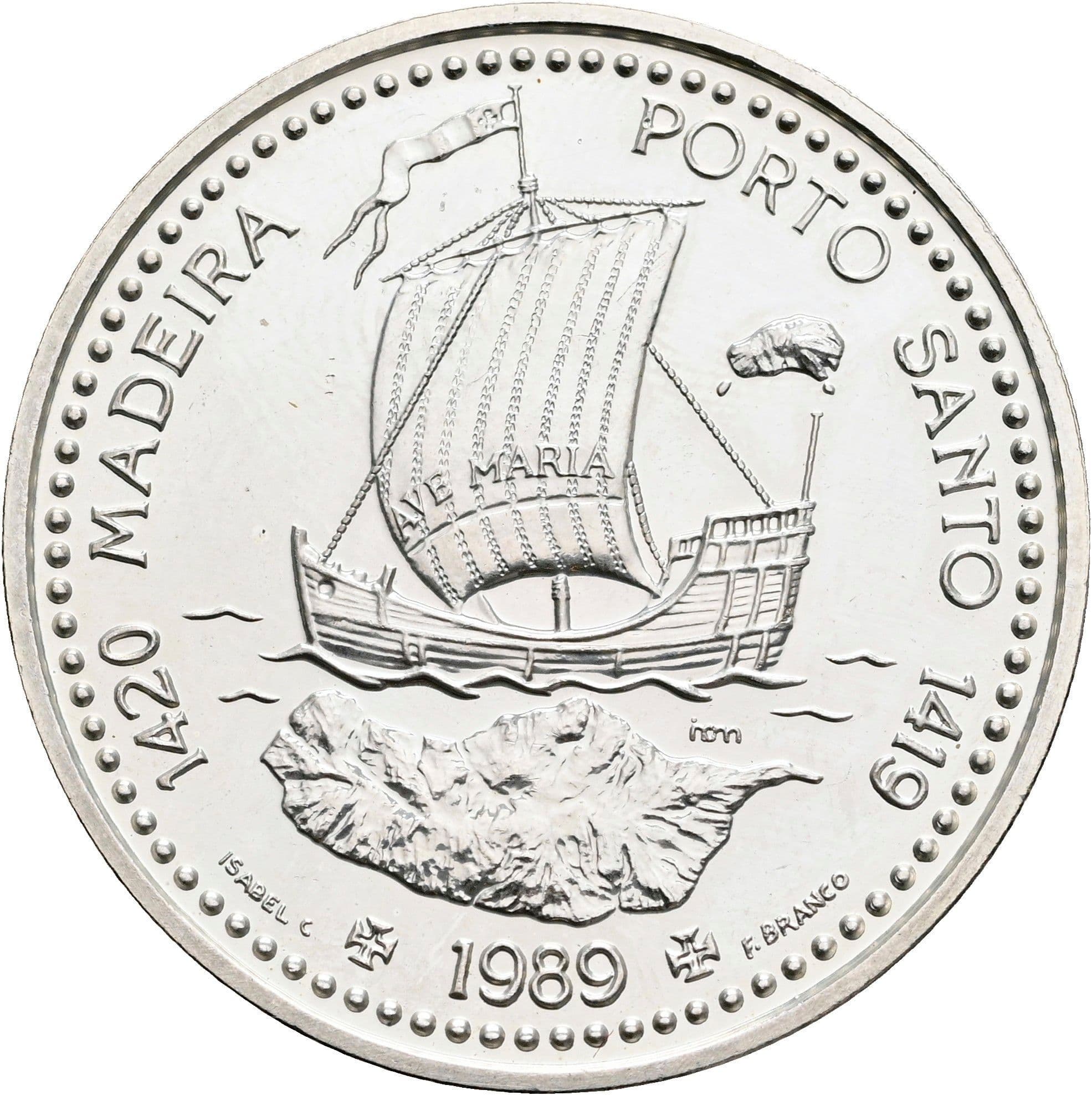 100 Escudos 1989 – Rückseite