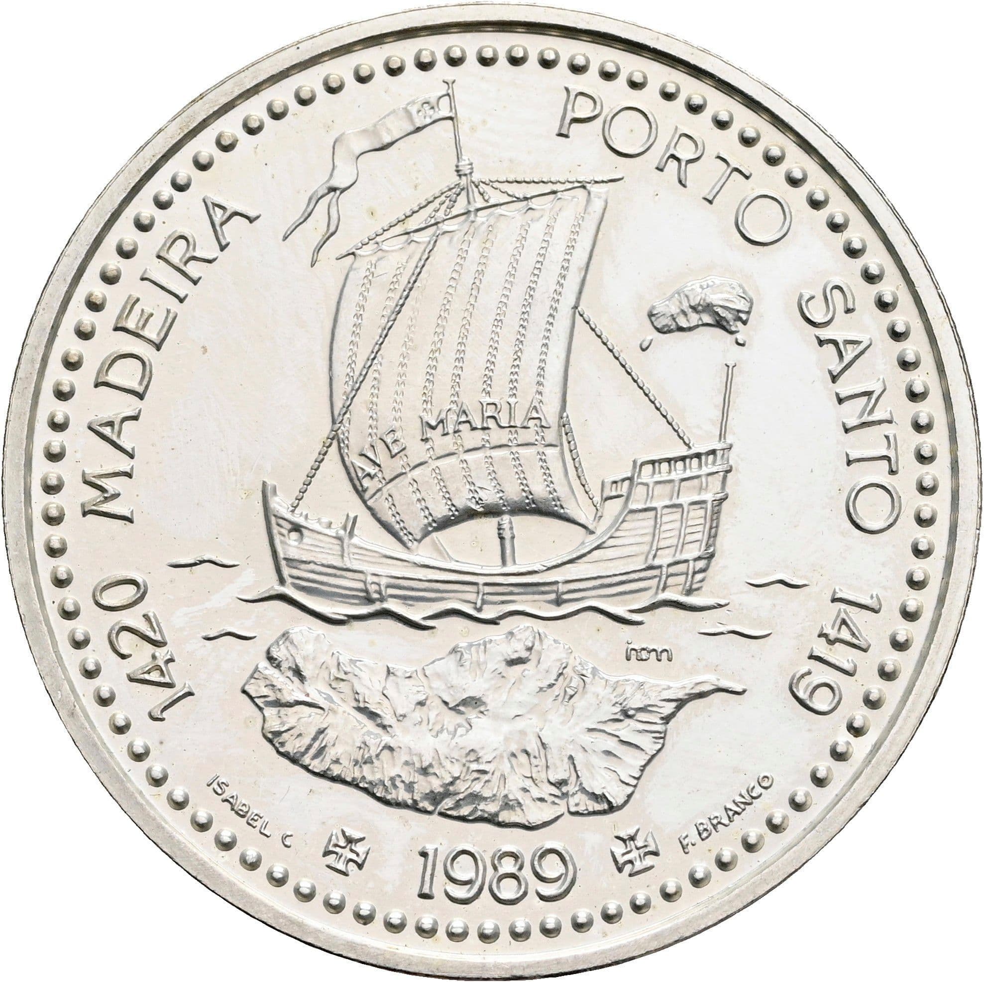 100 Escudos 1989 – Rückseite