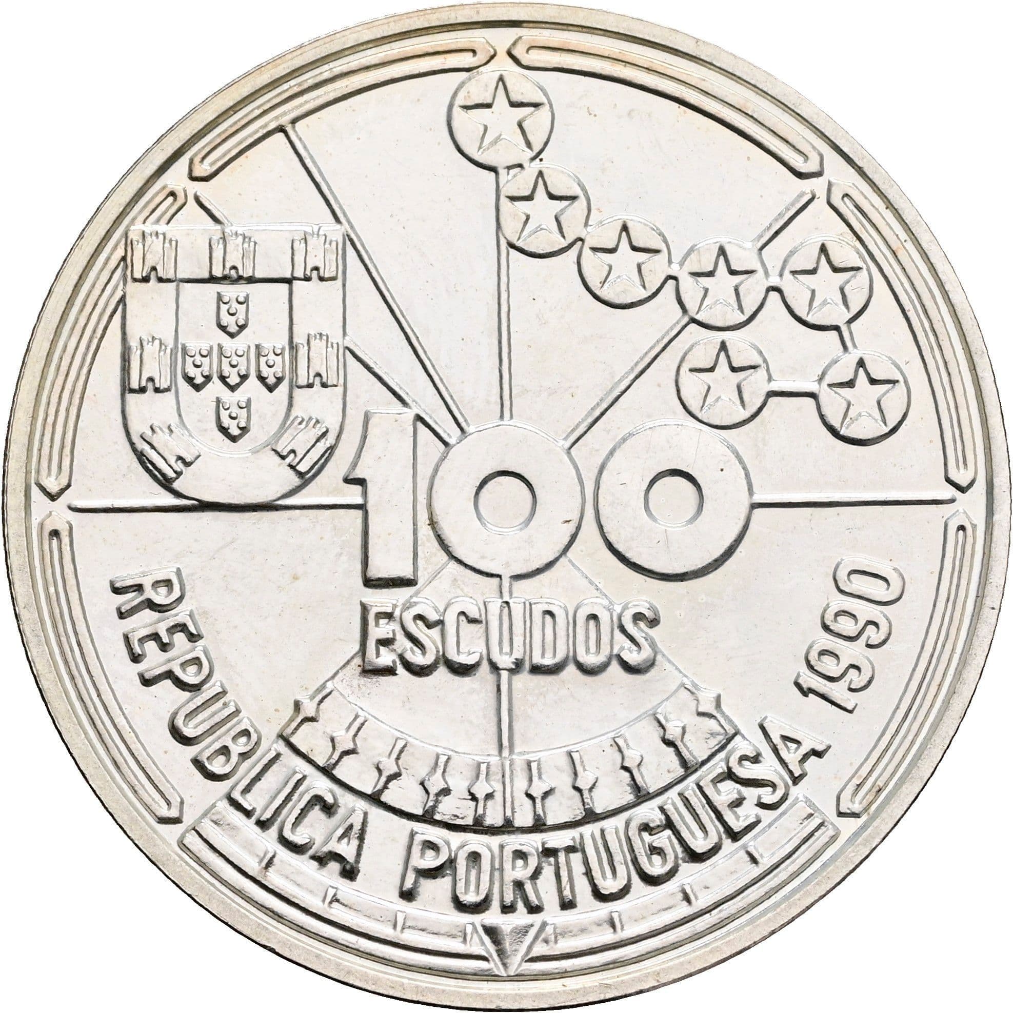 100 Escudos 1990 – Vorderseite