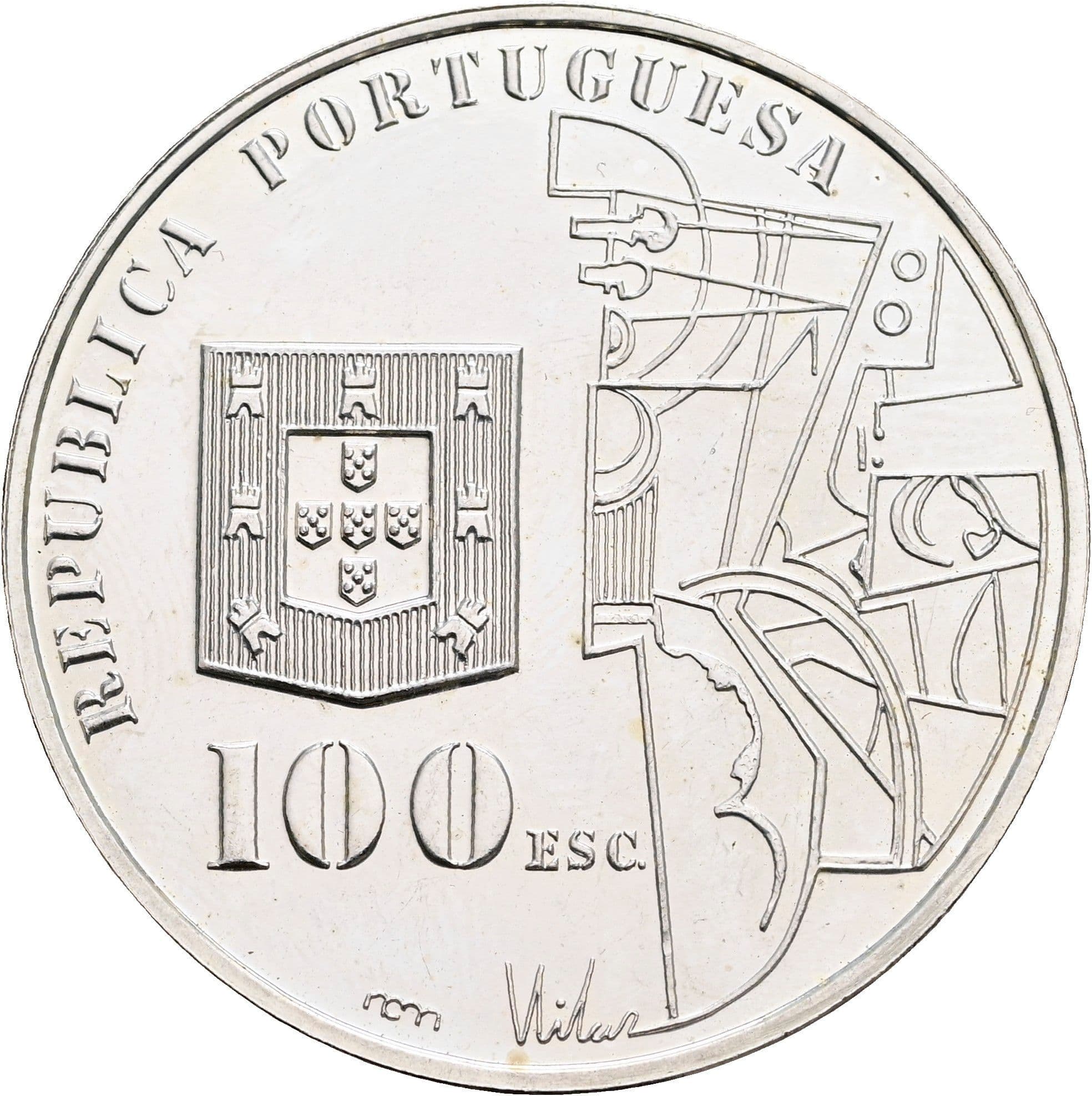 100 Escudos 1987 – Vorderseite