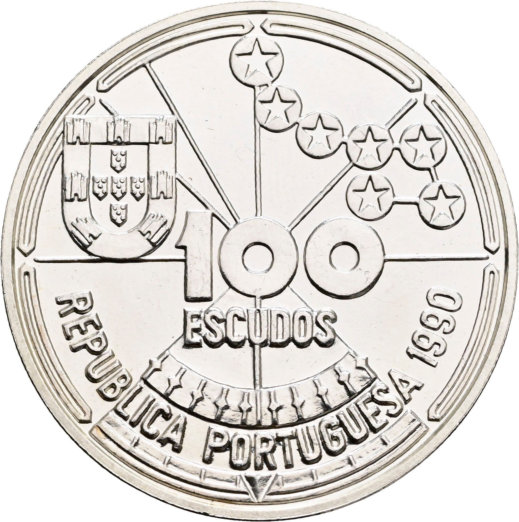 100 Escudos 1990 – Vorderseite