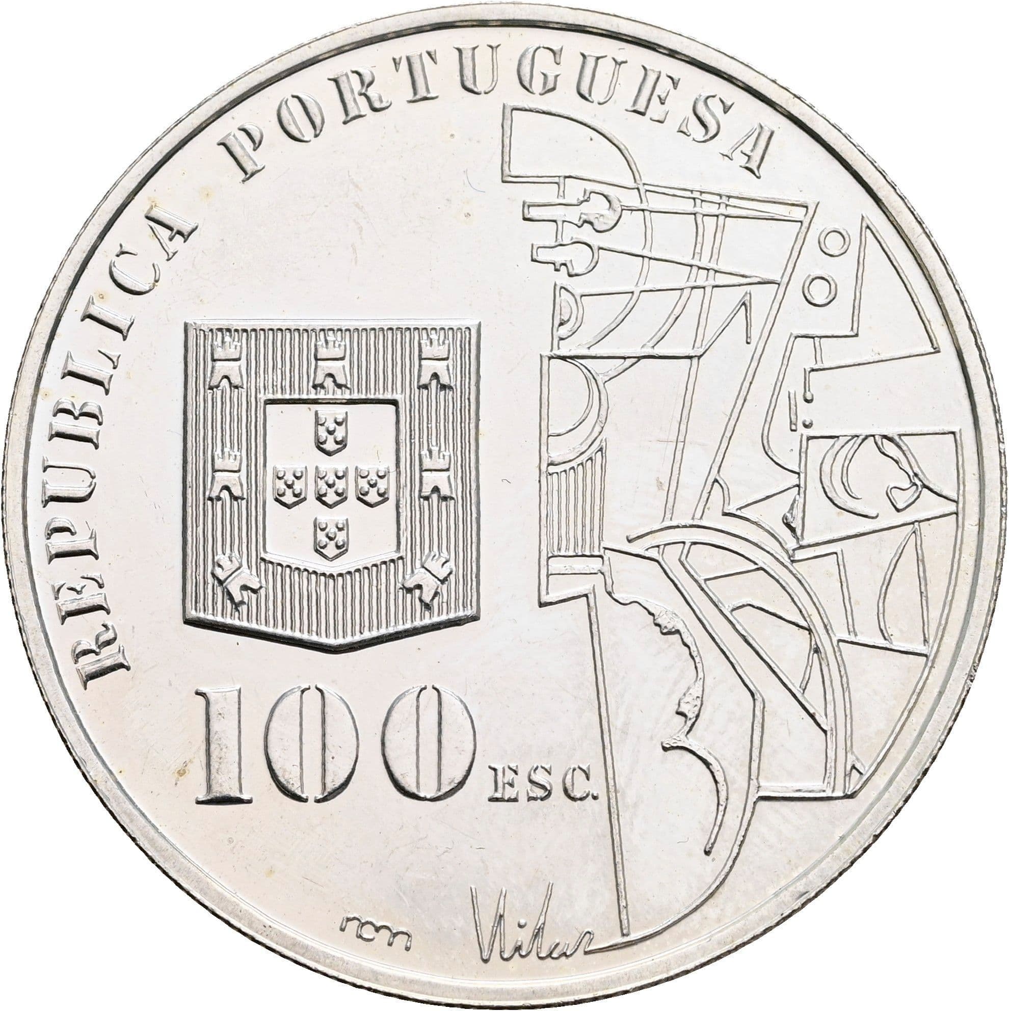 100 Escudos 1987 – Vorderseite