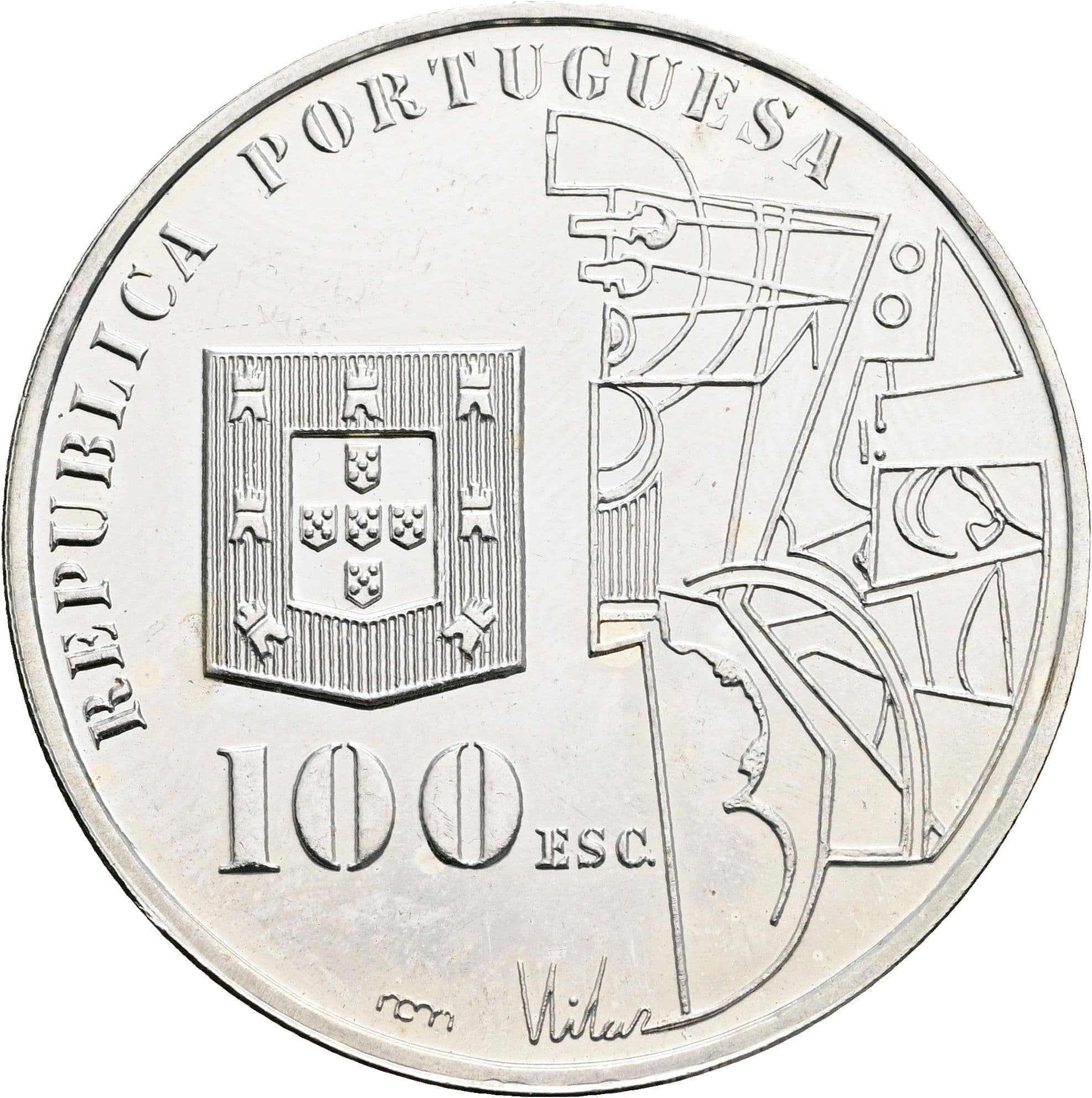100 Escudos 1987 – Vorderseite