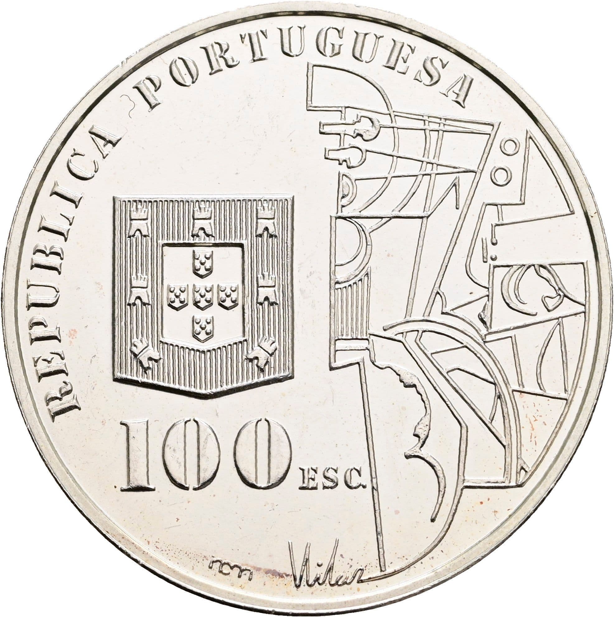 100 Escudos 1987 – Vorderseite