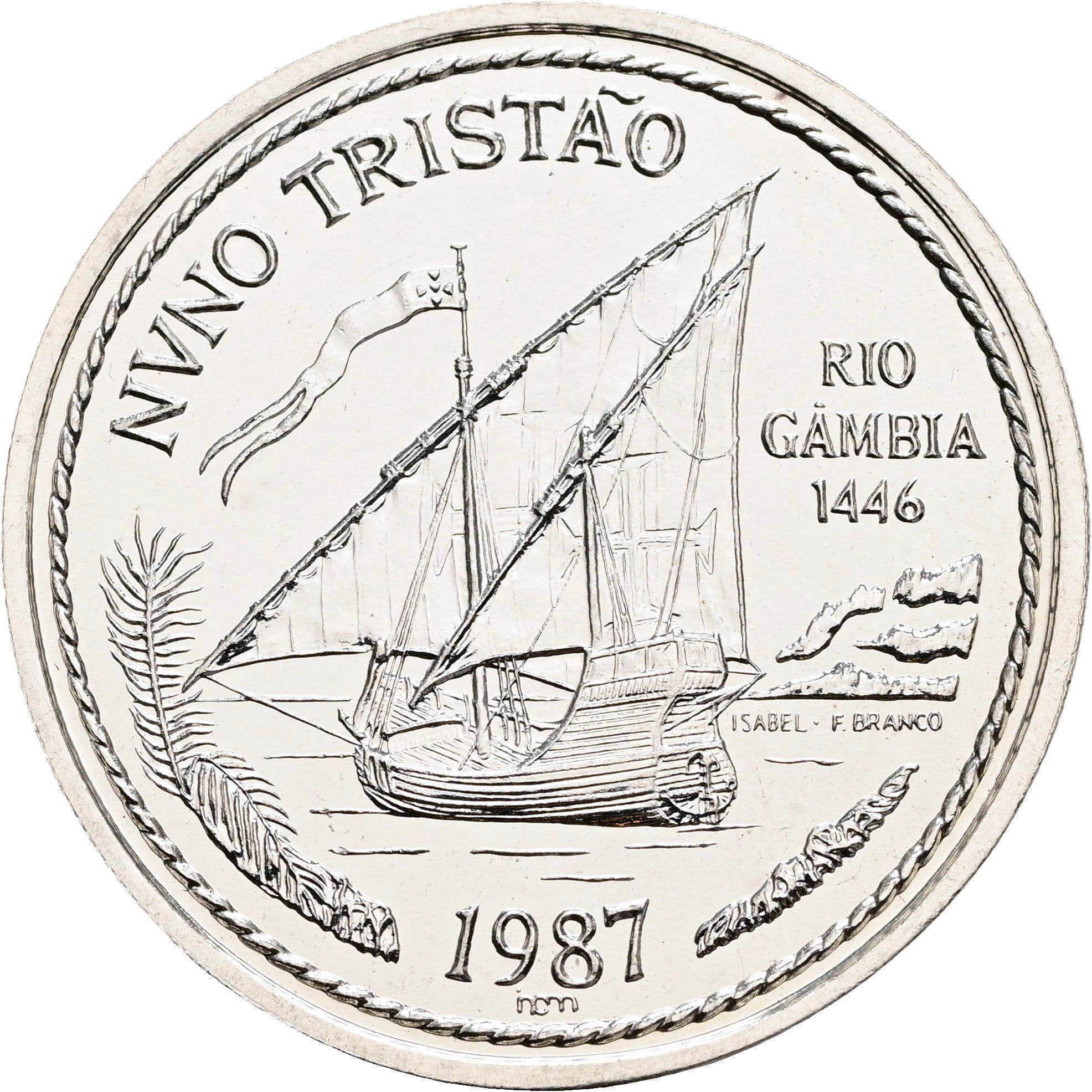 100 Escudos 1987 – Rückseite