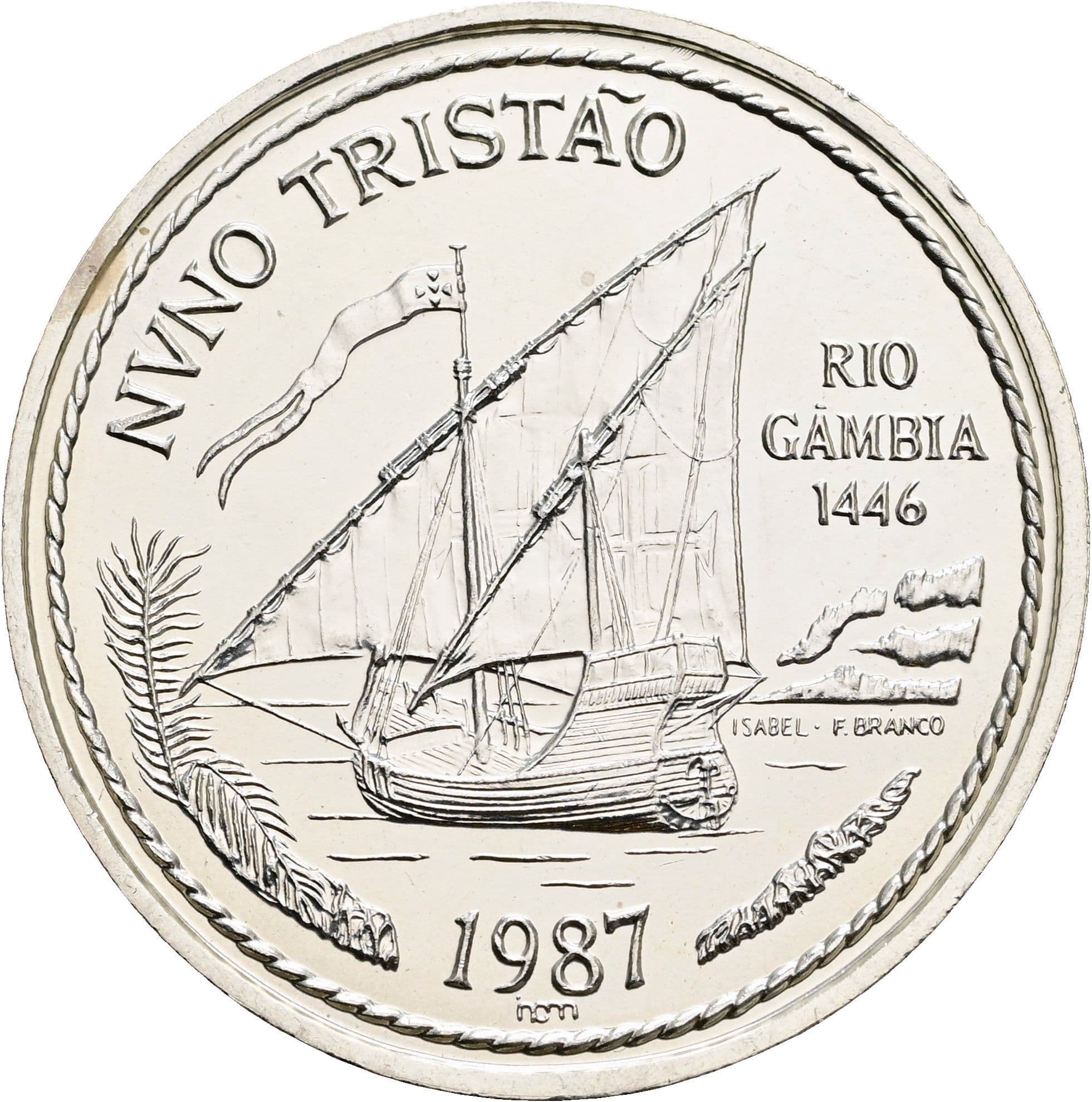 100 Escudos 1987 – Rückseite