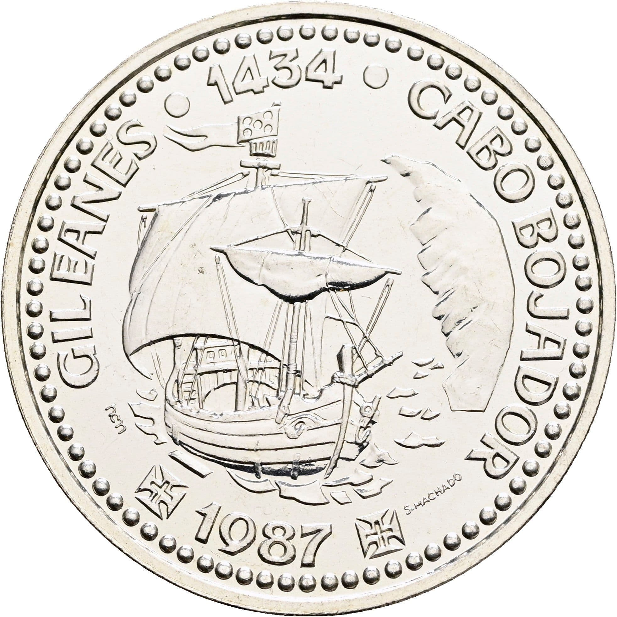 100 Escudos 1987 – Rückseite