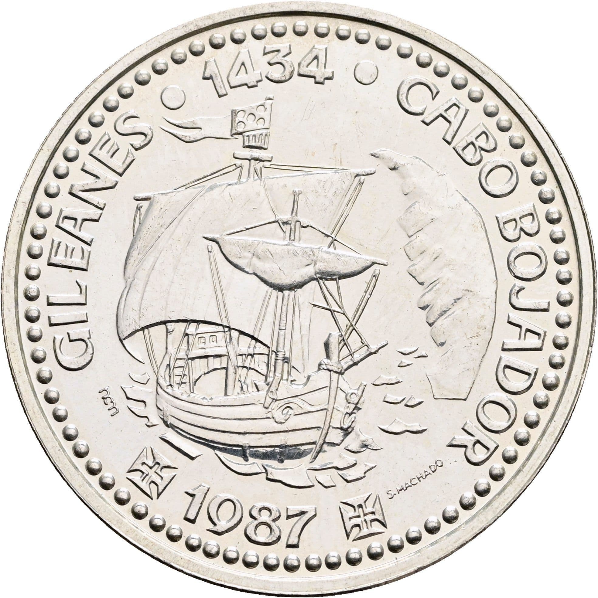 100 Escudos 1987 – Rückseite