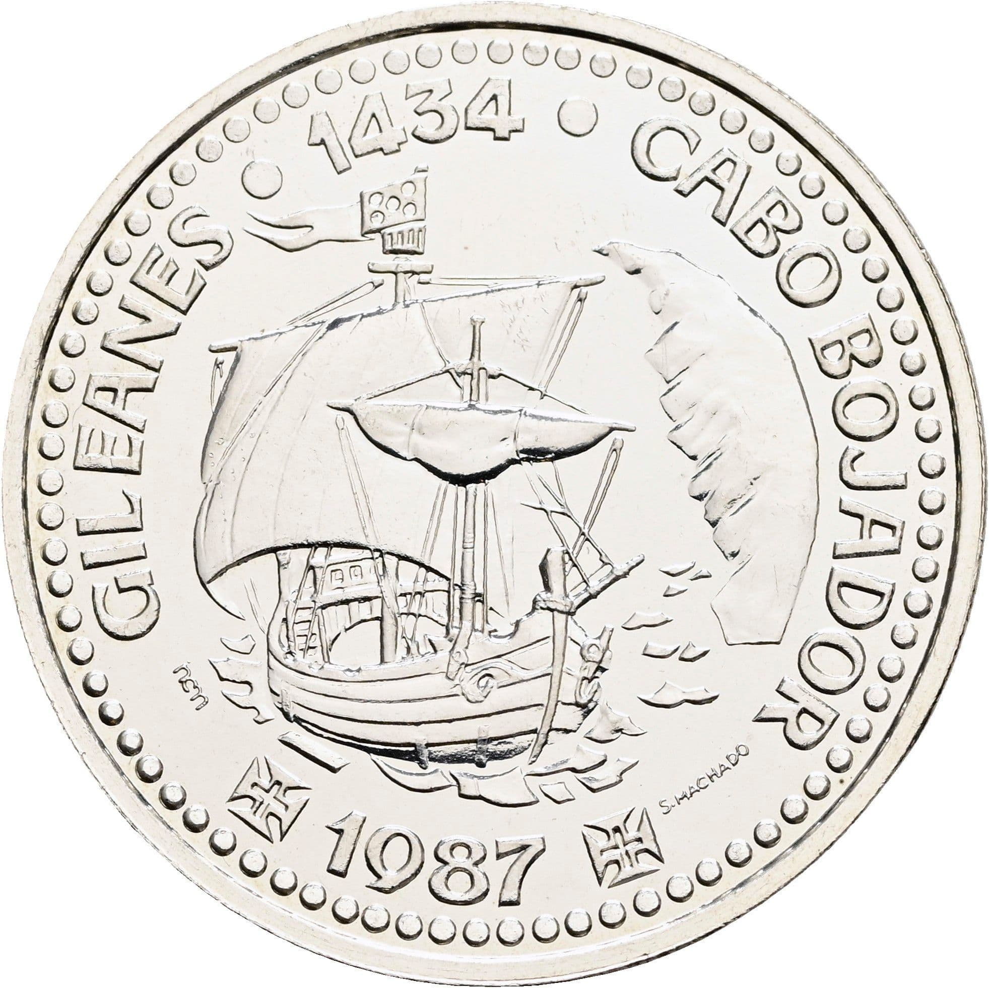 100 Escudos 1987 – Rückseite
