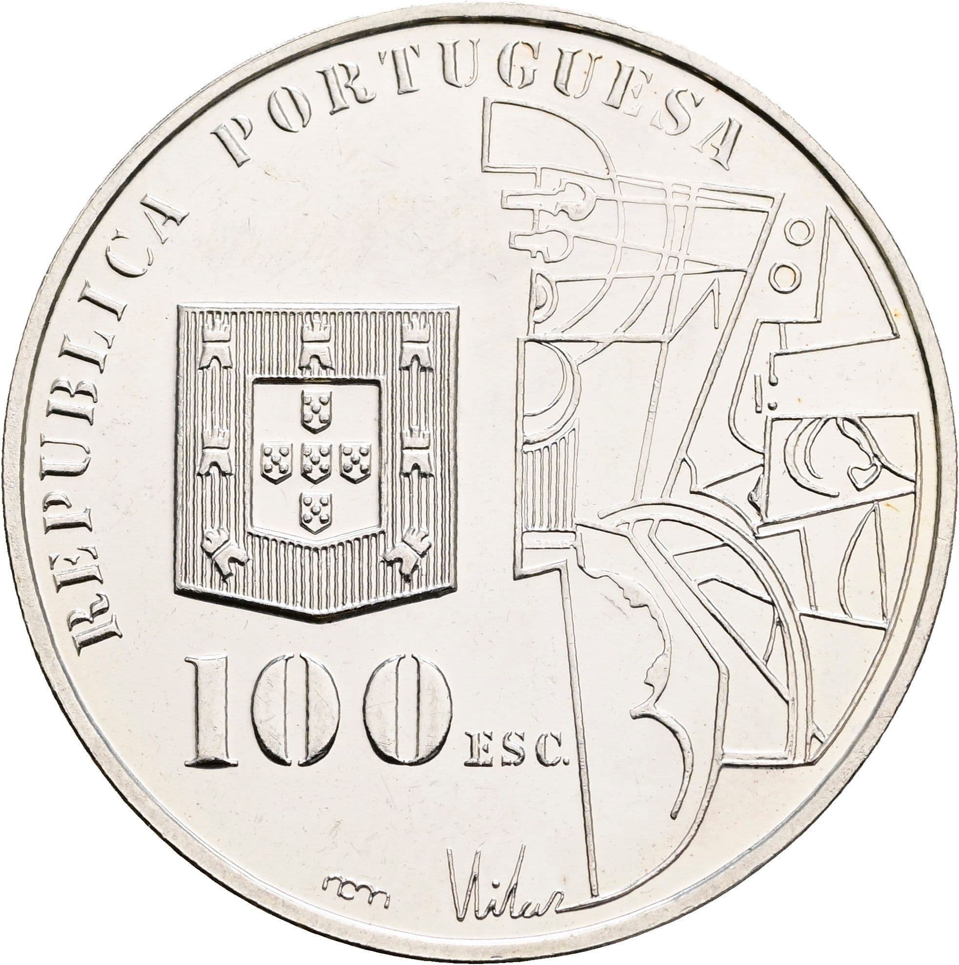 100 Escudos 1987 – Vorderseite