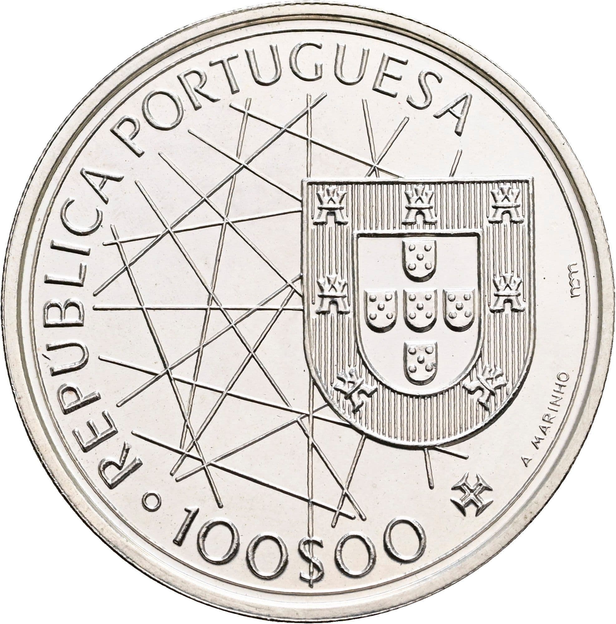100 Escudos 1989 – Rückseite