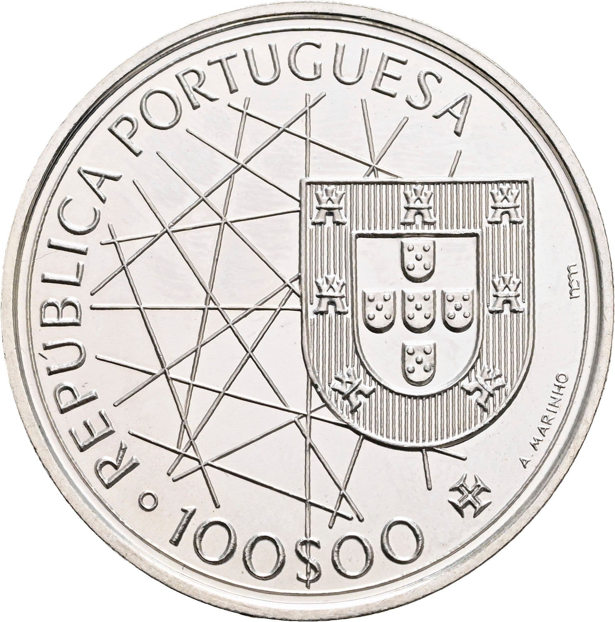 100 Escudos 1989 – Rückseite