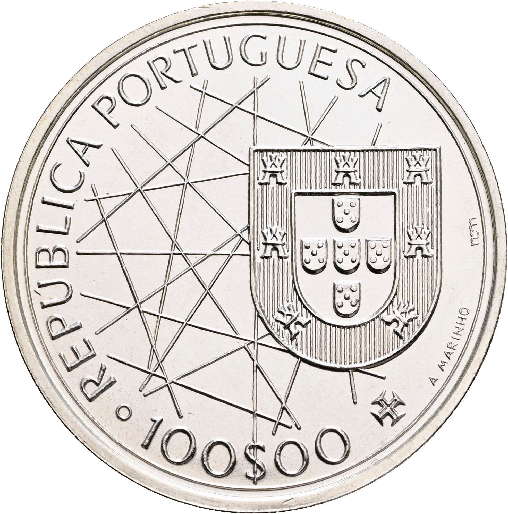 100 Escudos 1989 – Rückseite