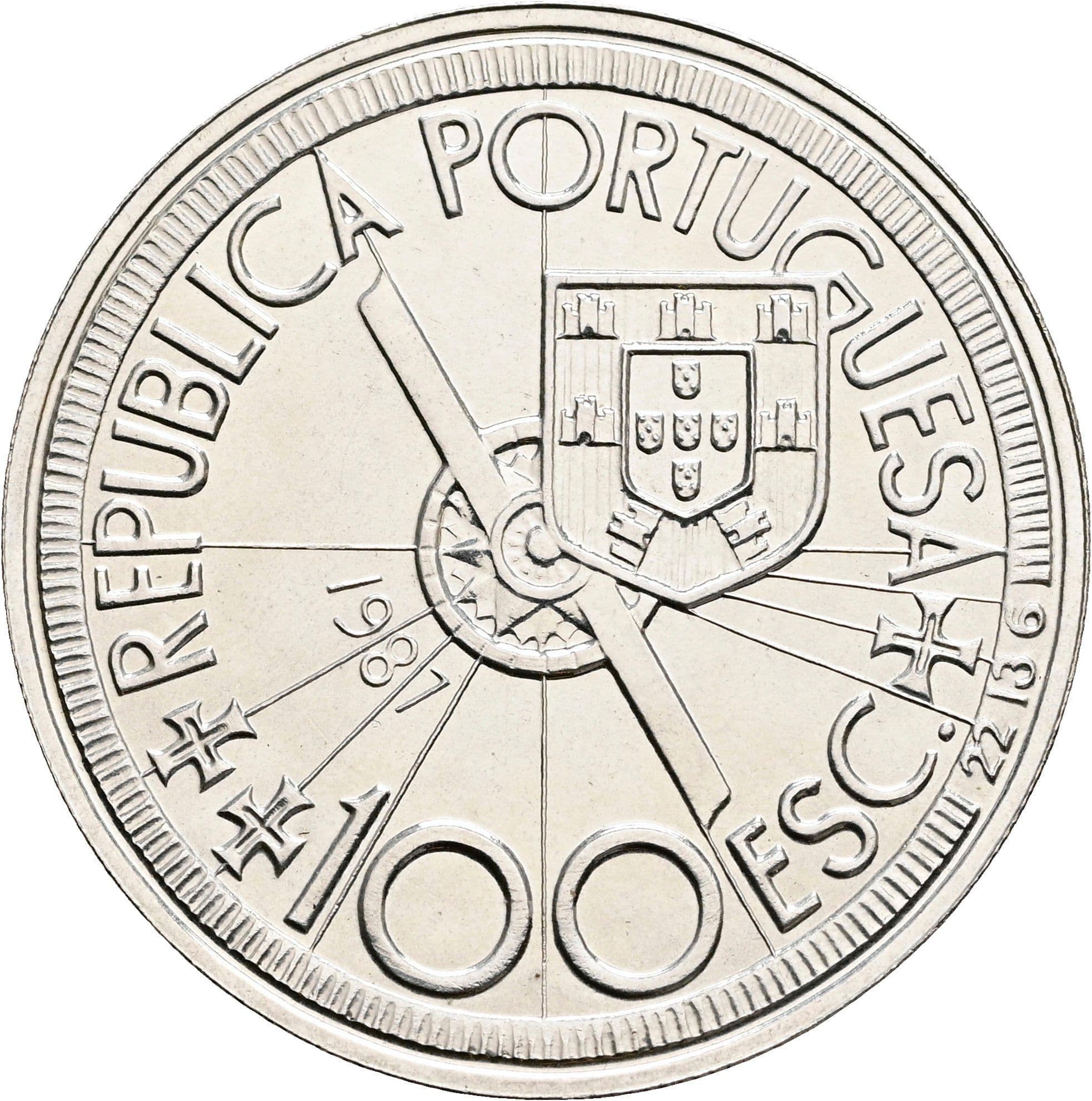 100 Escudos 1987 – Vorderseite